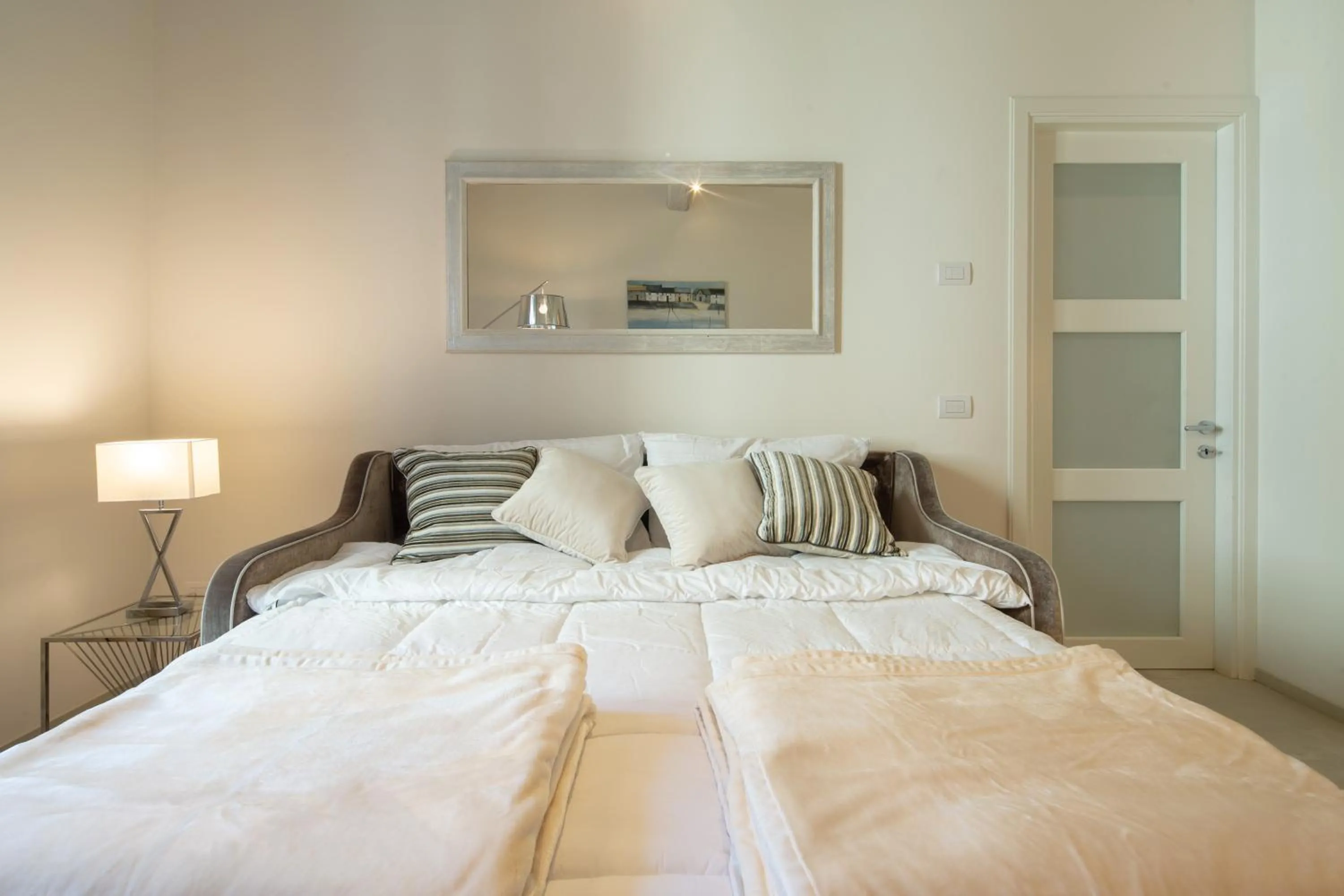 Living room, Bed in Carapelli Apartments