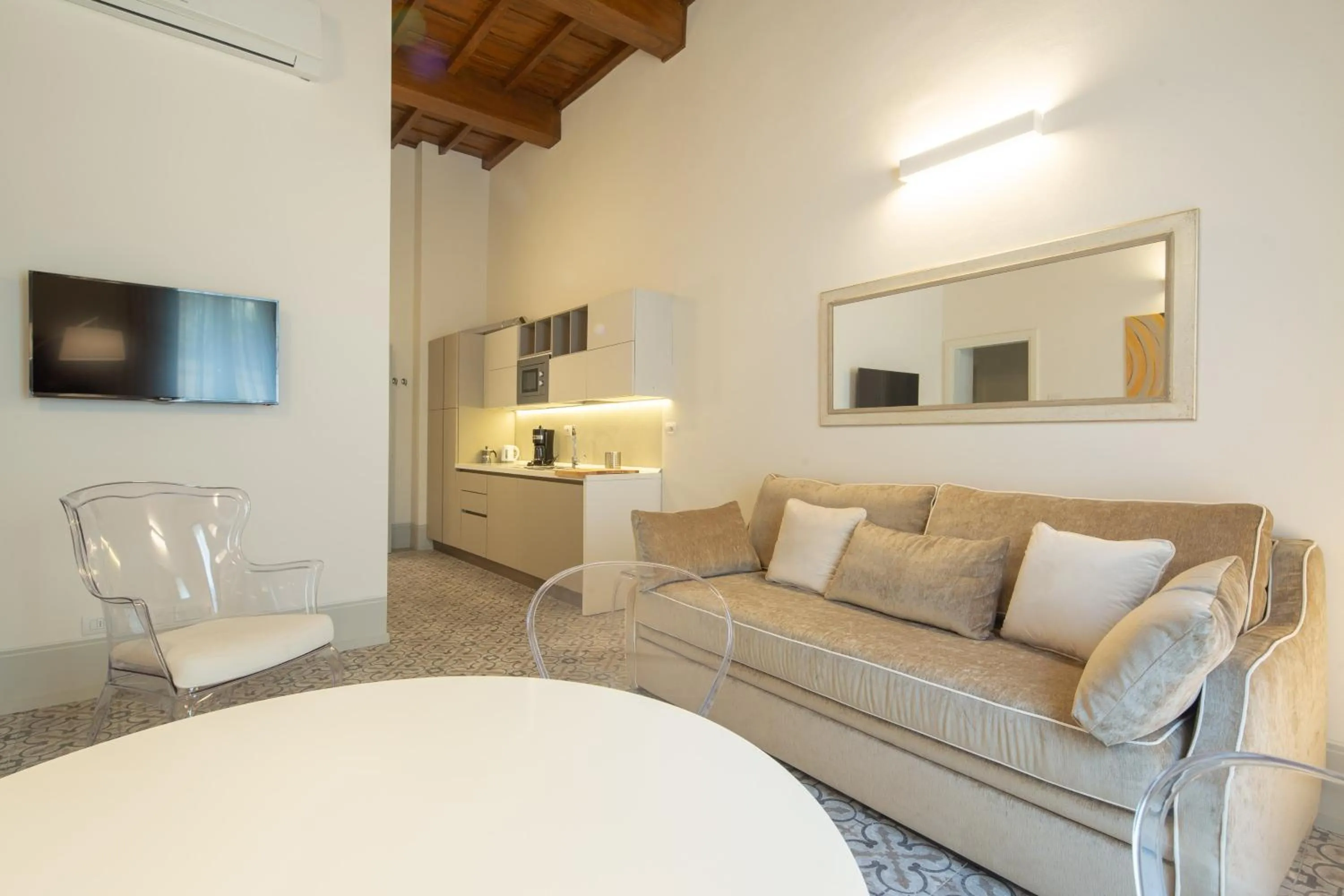 Living room in Carapelli Apartments