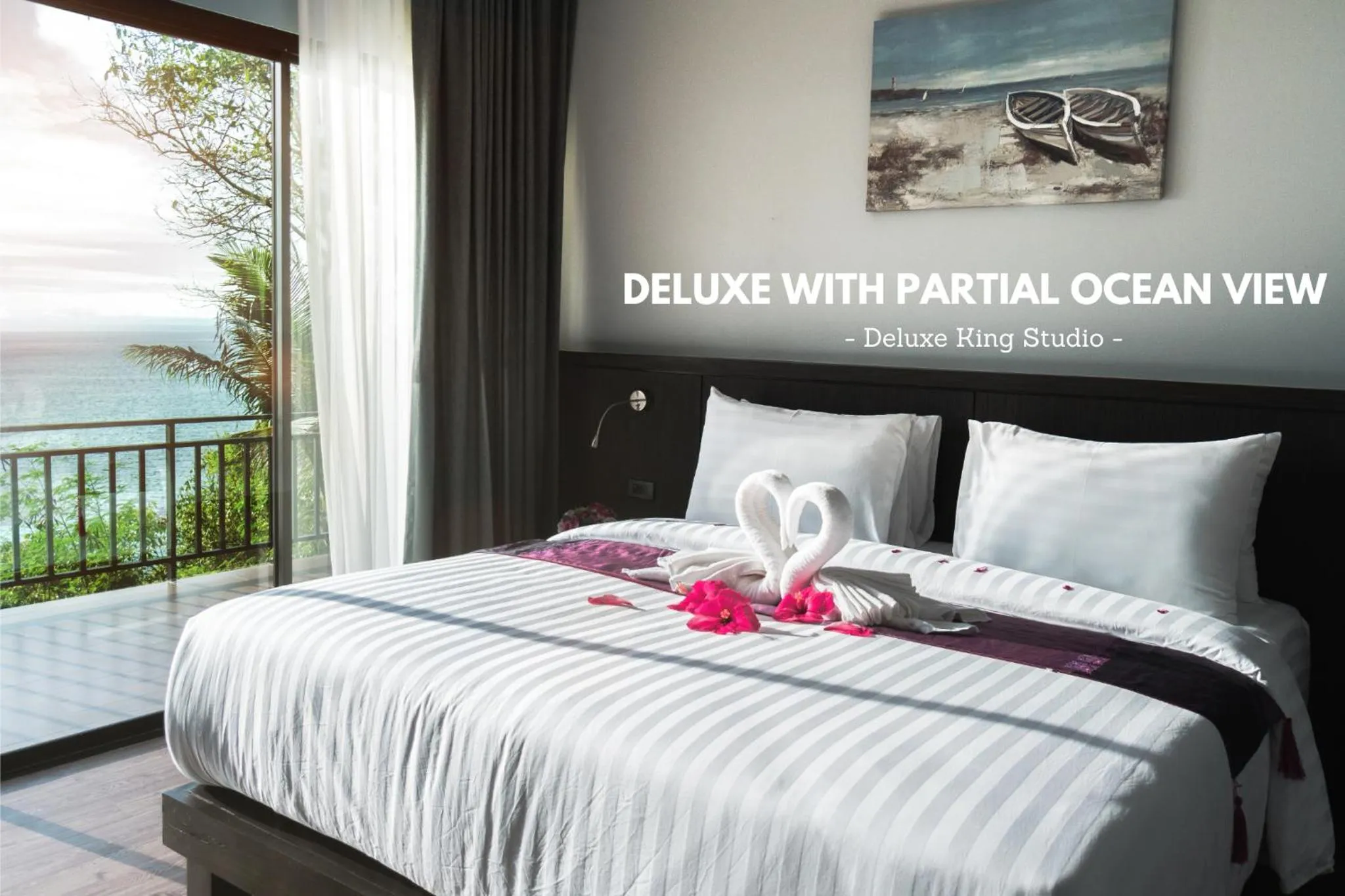 Bed in Sea Garden Resort Haad Chao Phao