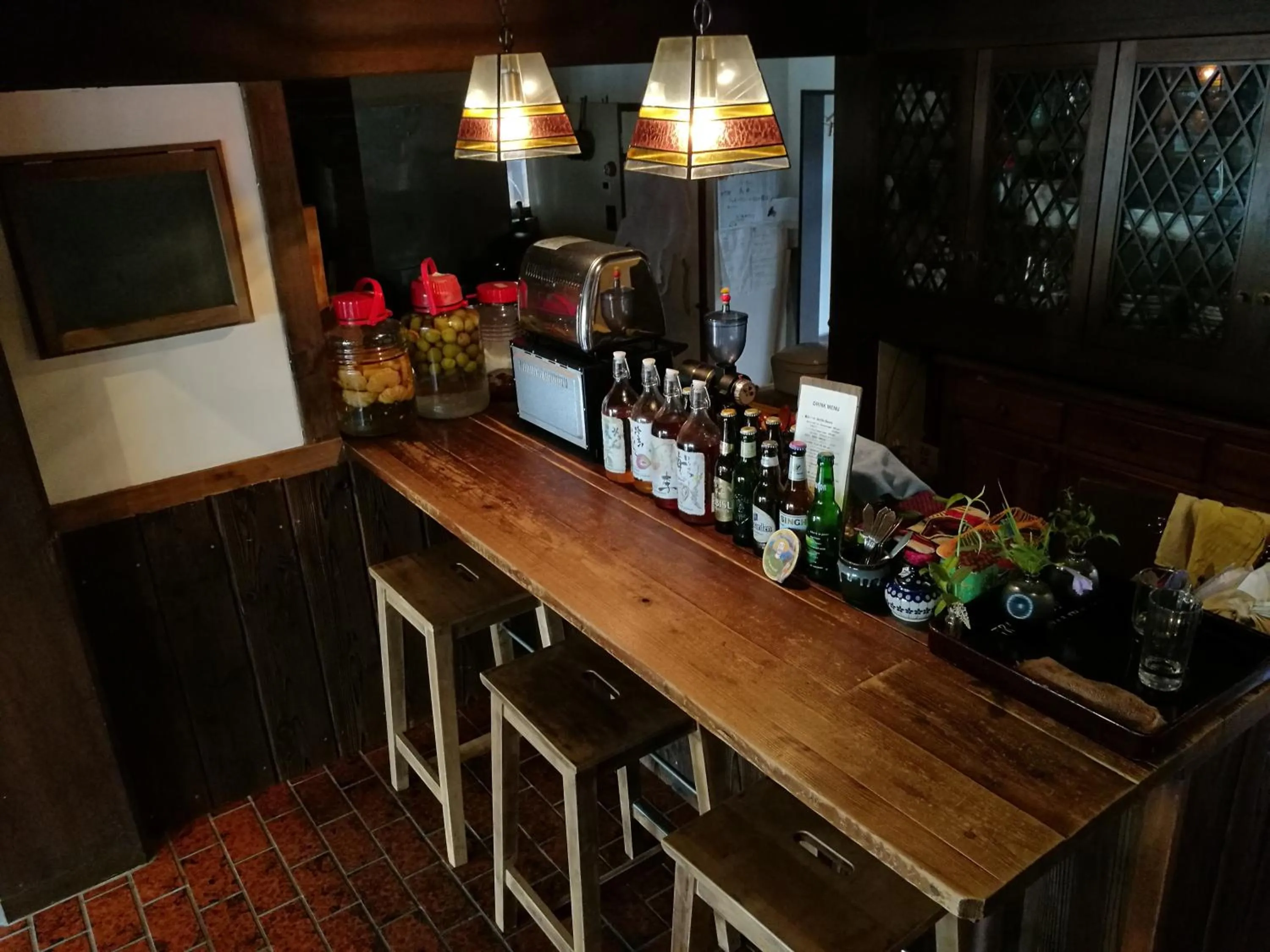 Lounge or bar in Guest House Kamejikan -turtle time-