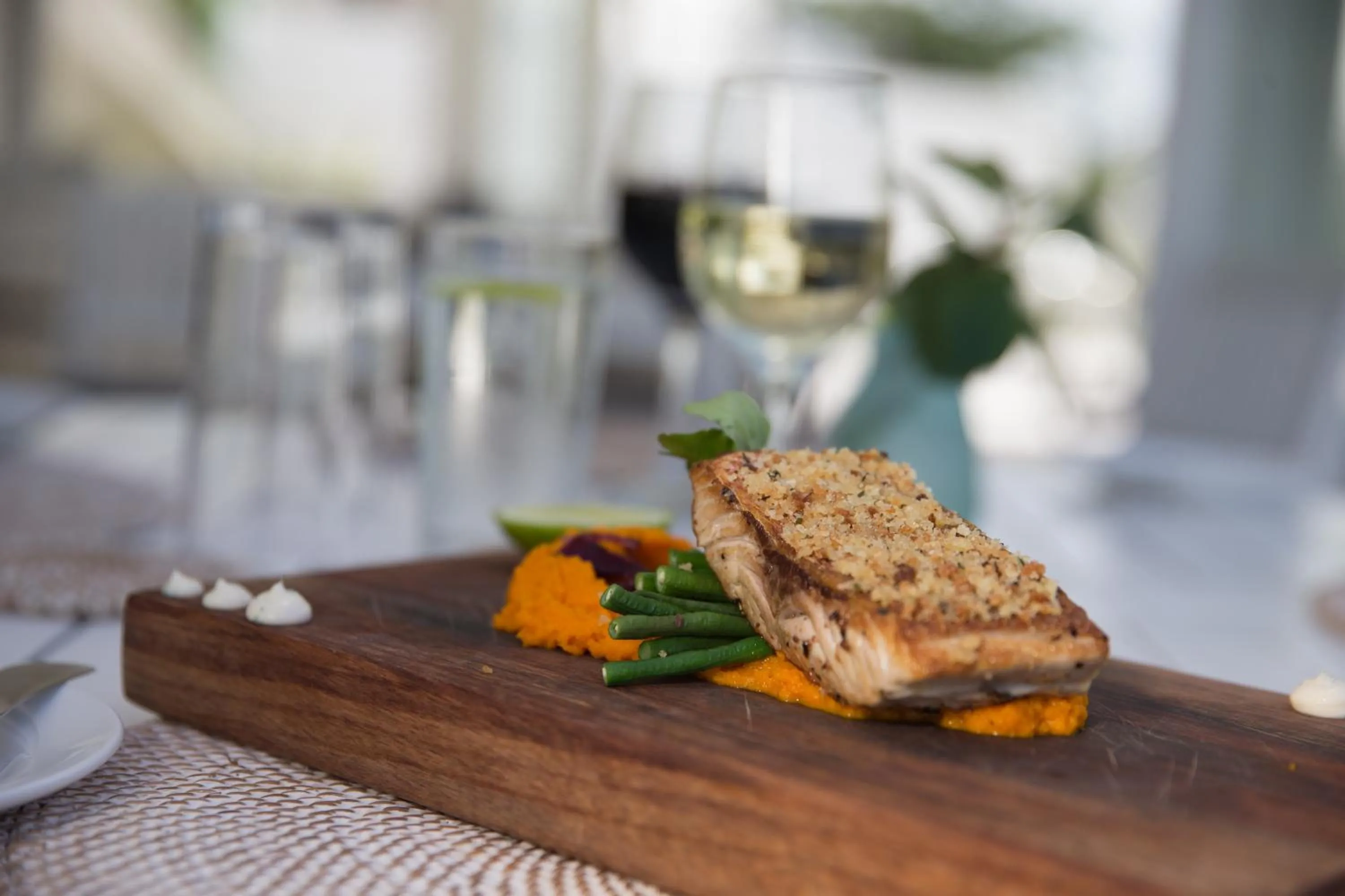 Food close-up in Tamanu on the Beach