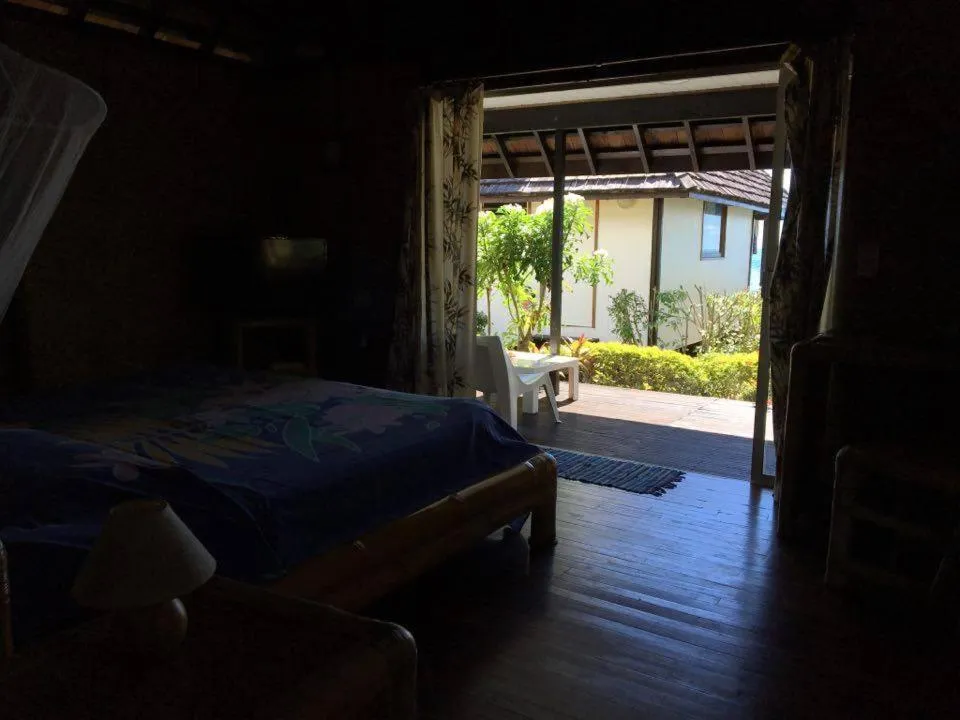 Bed in Pension Motu Iti