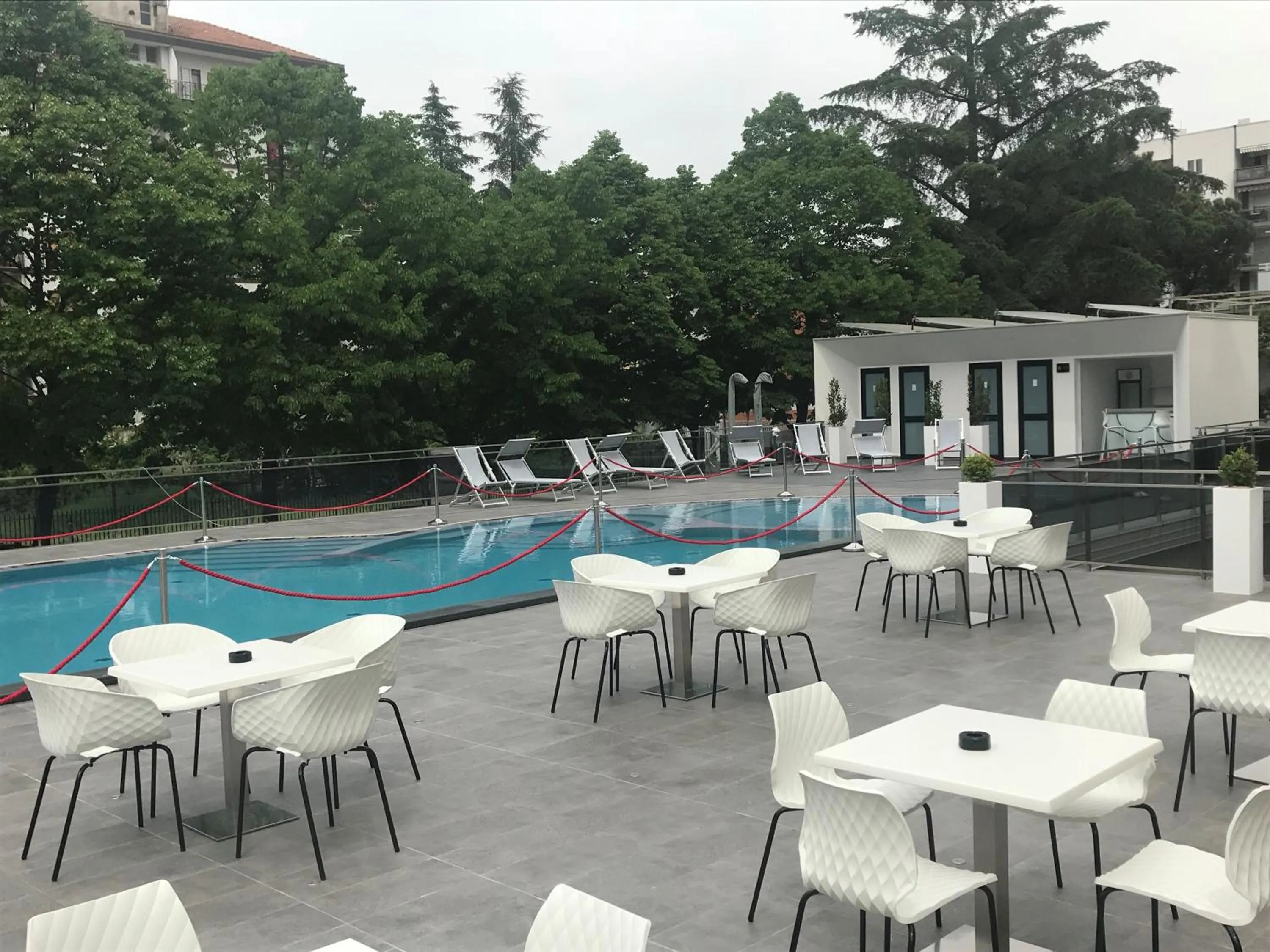 Pool view in DOMUS Grand Hotel