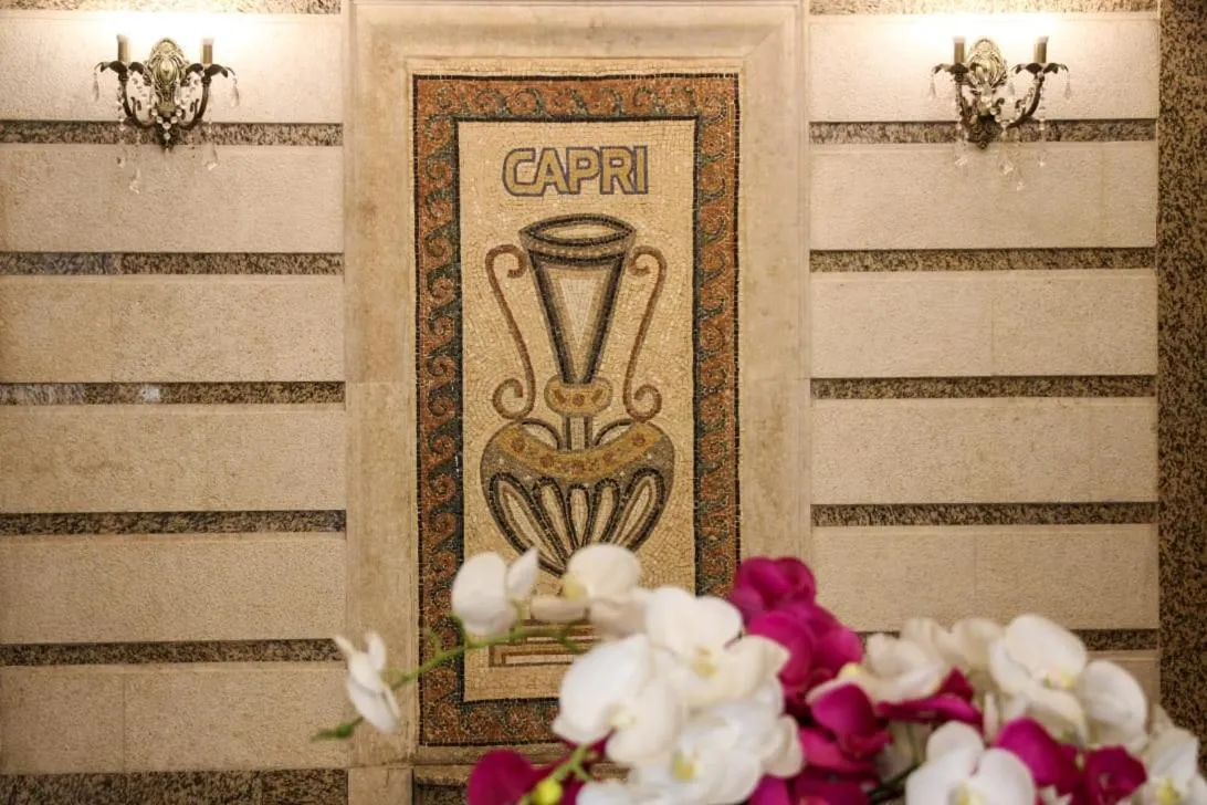Decorative detail in Capri Hotel Suites