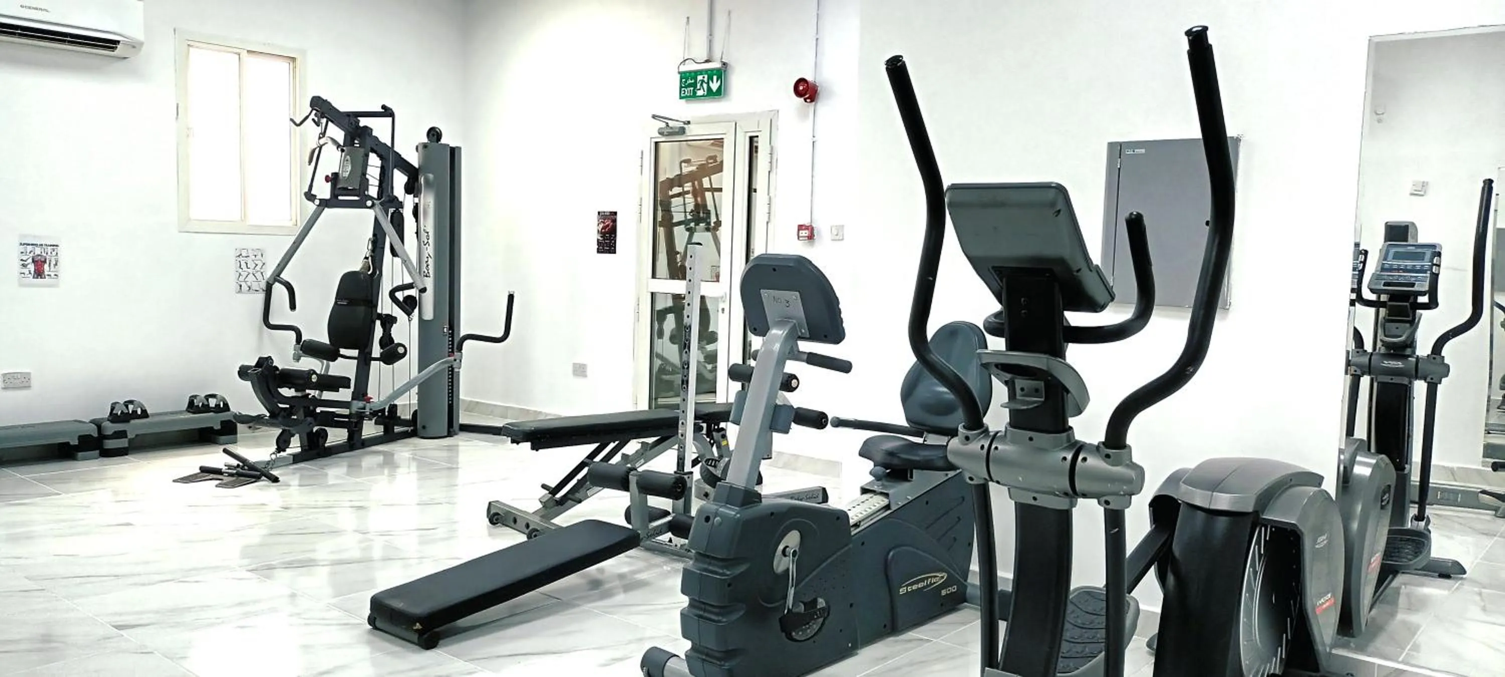 Fitness centre/facilities in Musherib Hotel