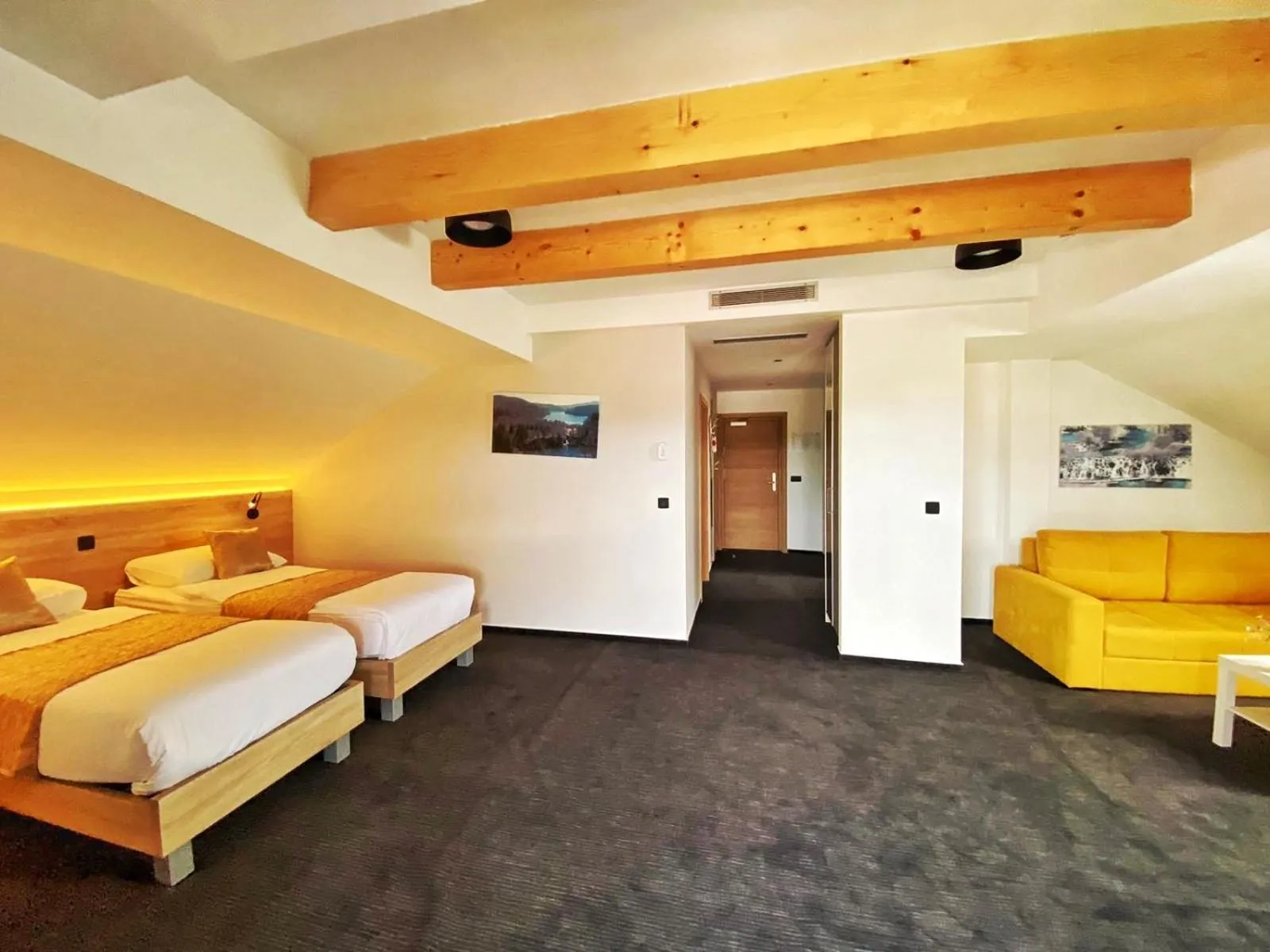 Bed in 16 Lakes Hotel