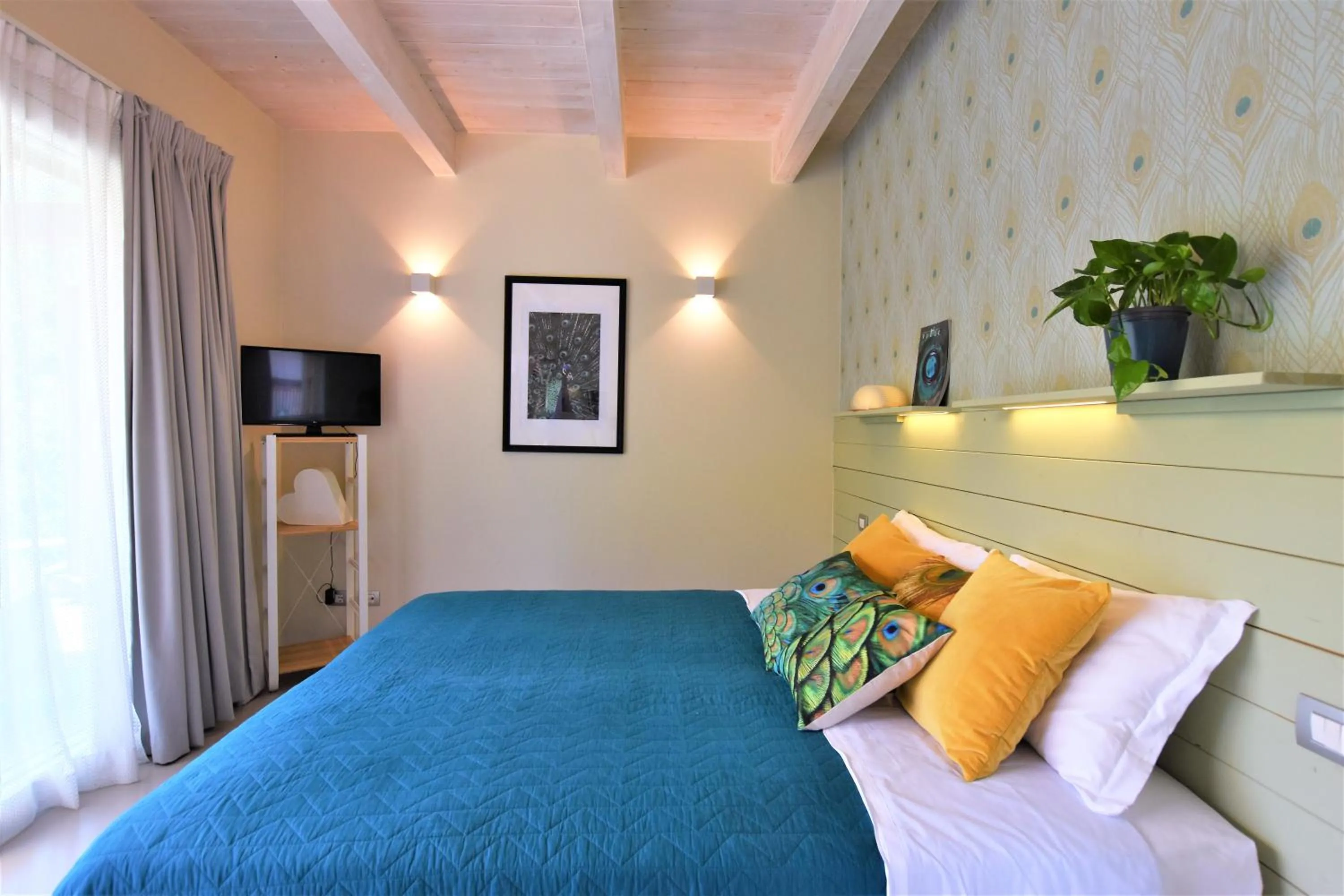 Bed in L'ALBEROCASA Eco Residence