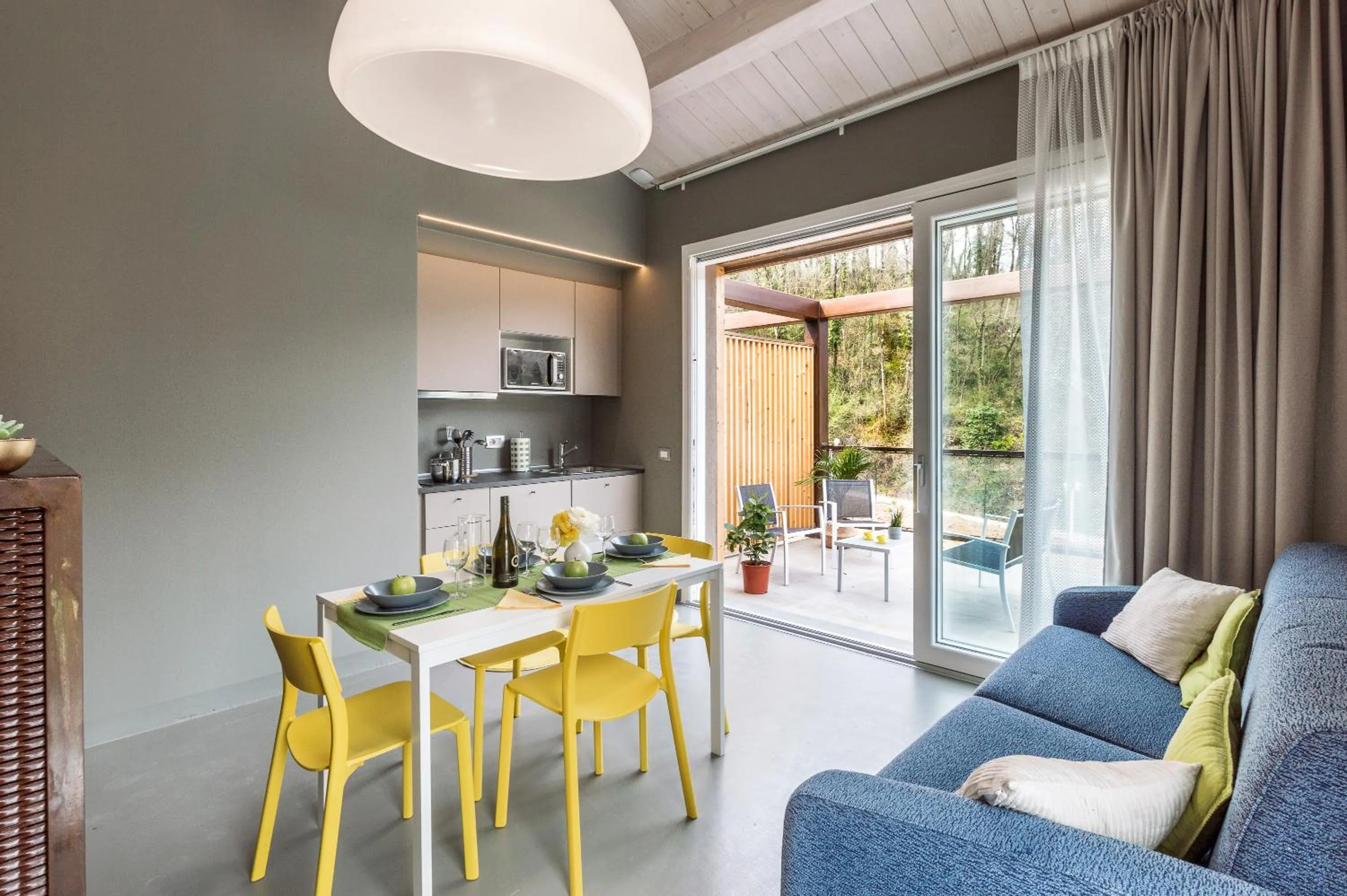 Kitchen or kitchenette in L'ALBEROCASA Eco Residence