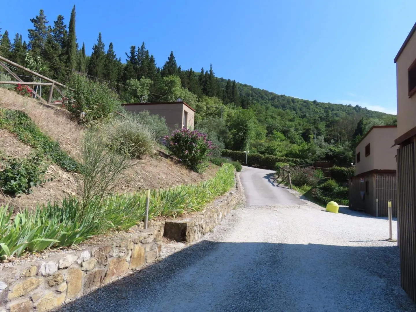 Garden view in L'ALBEROCASA Eco Residence