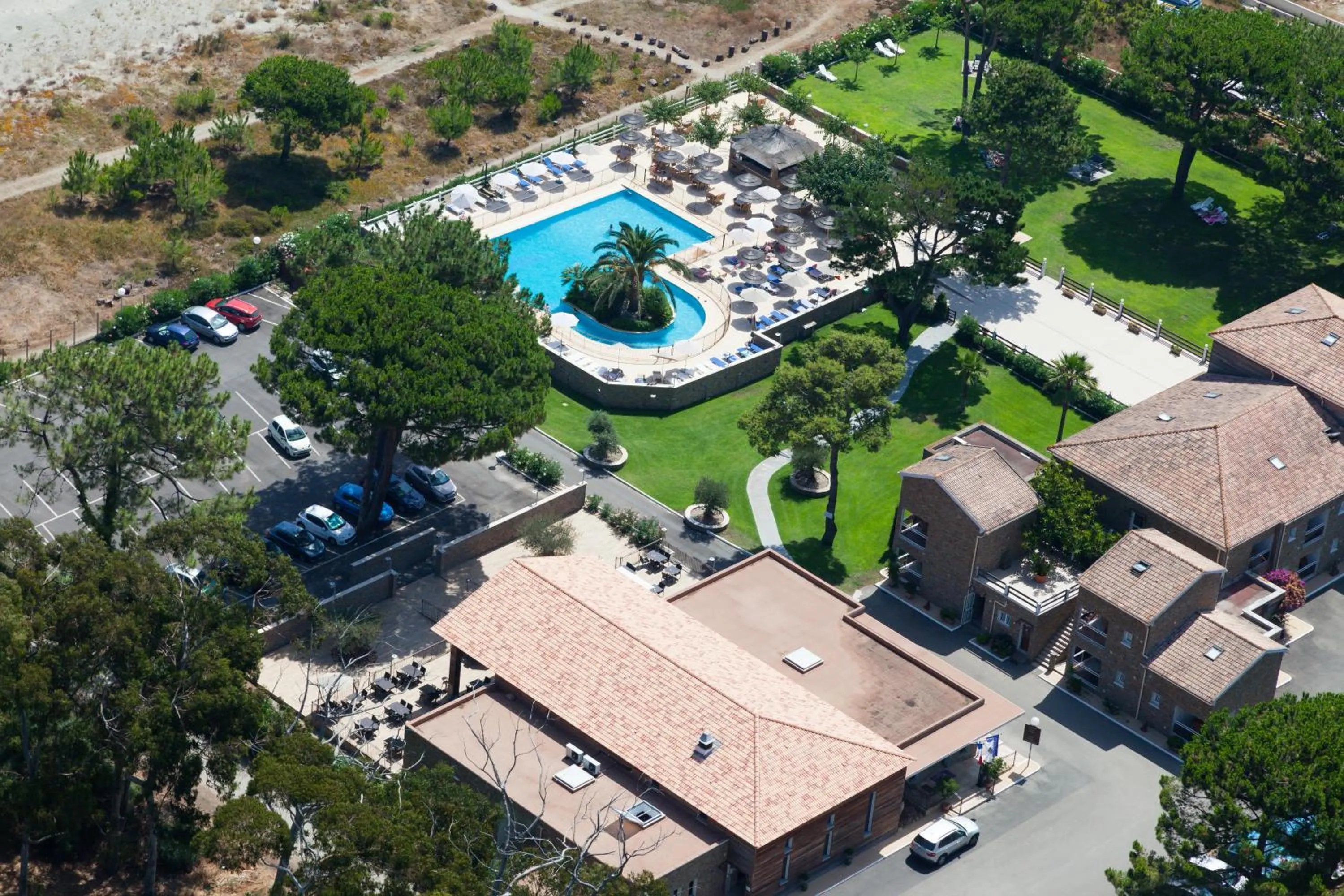 Bird's eye view in Hôtel La Lagune
