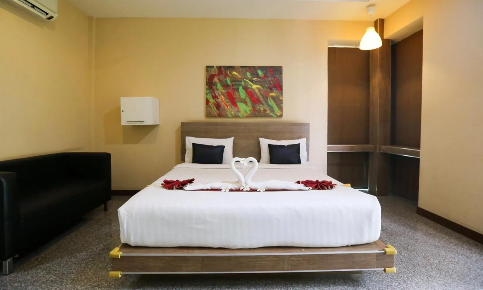 Bed in Jintana Resort