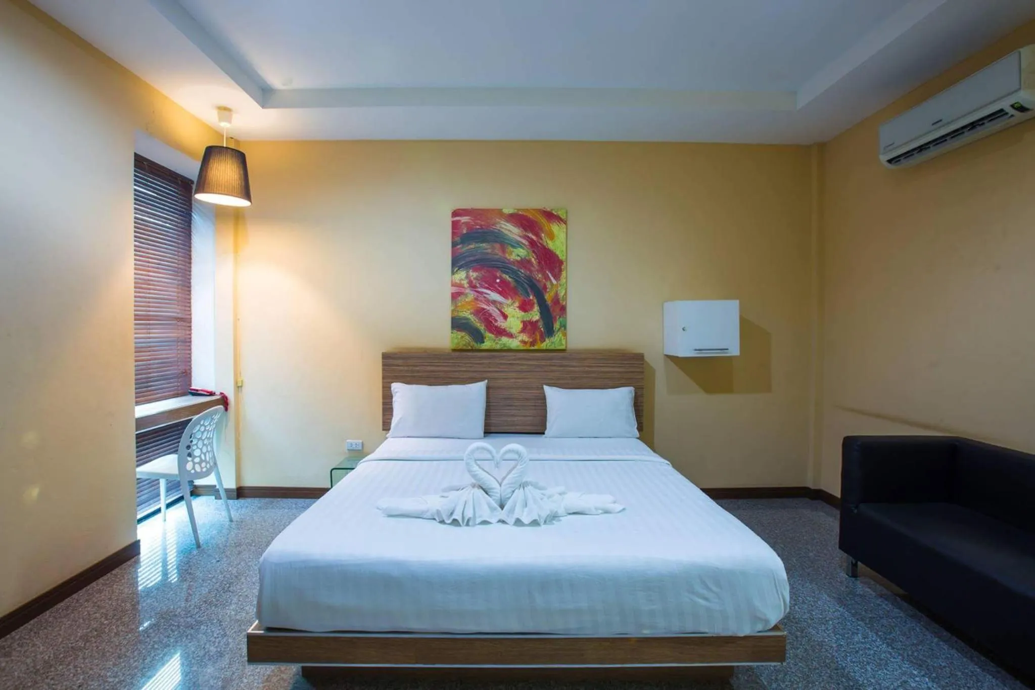 Bed in Jintana Resort