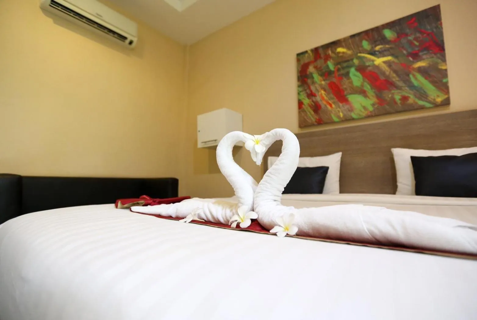 Bed in Jintana Resort