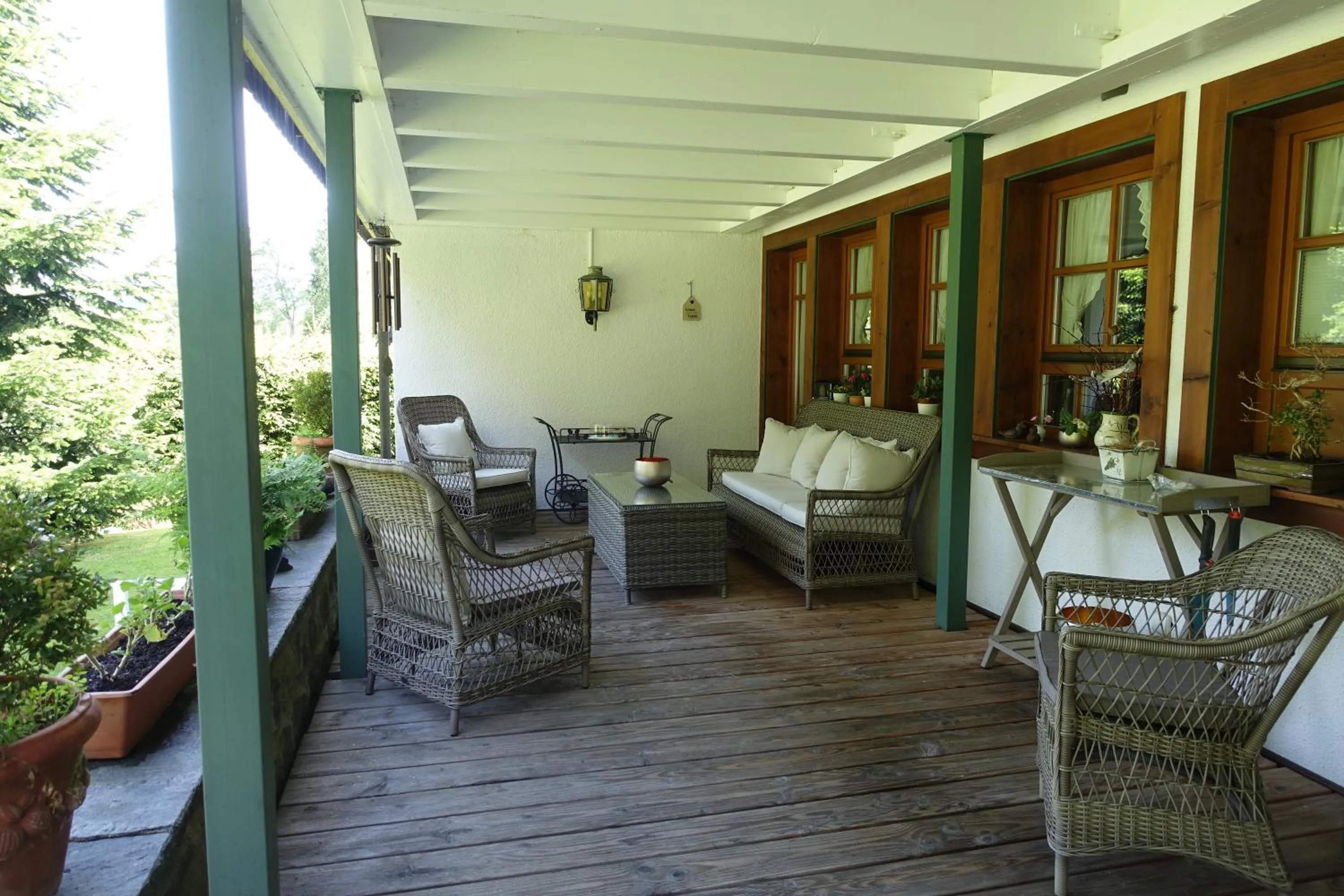 Balcony/Terrace in Hollhouse - Bed & Breakfast