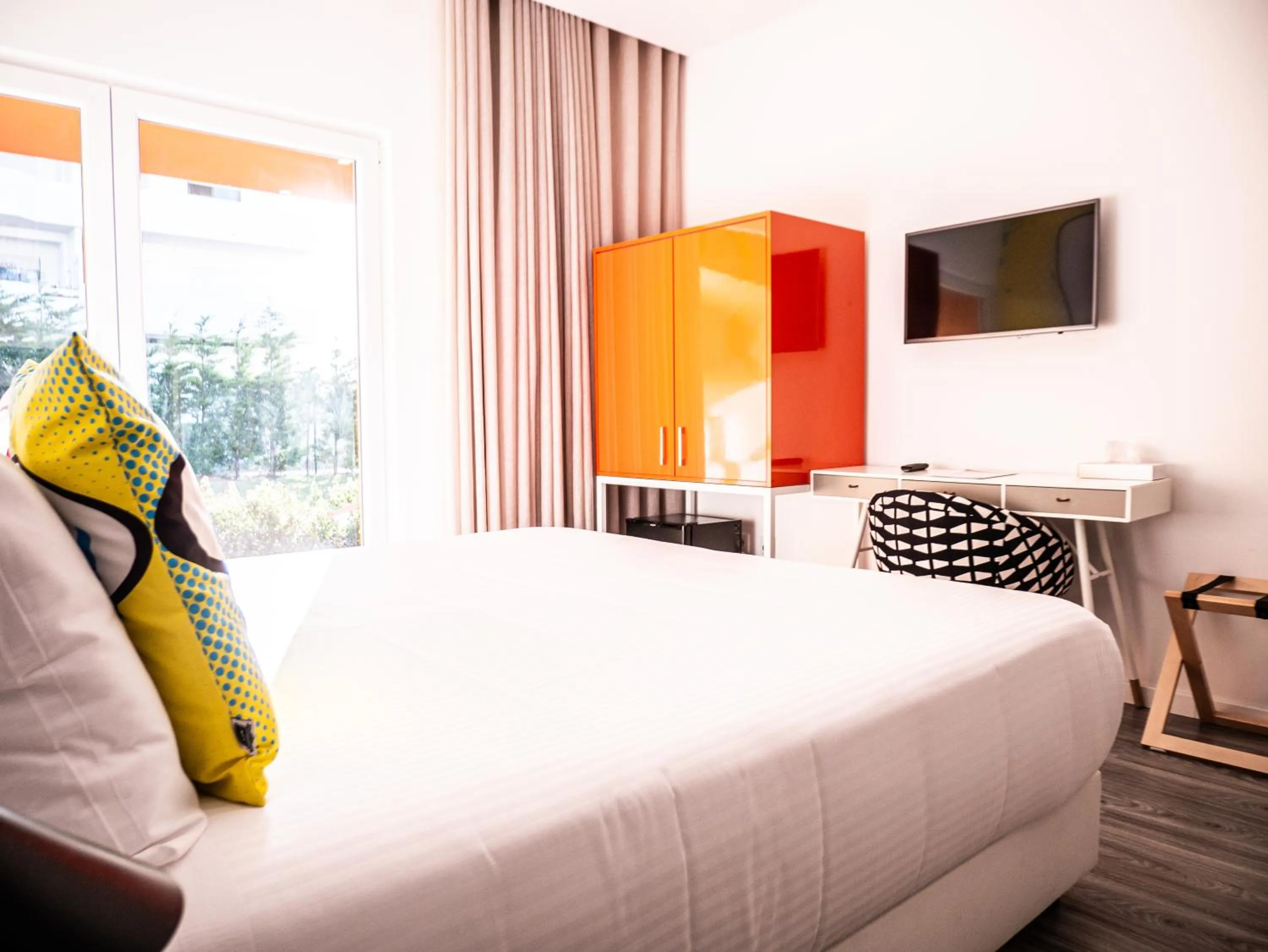 Photo of the whole room, Bed in RIDE Surf Resort & Spa Peniche