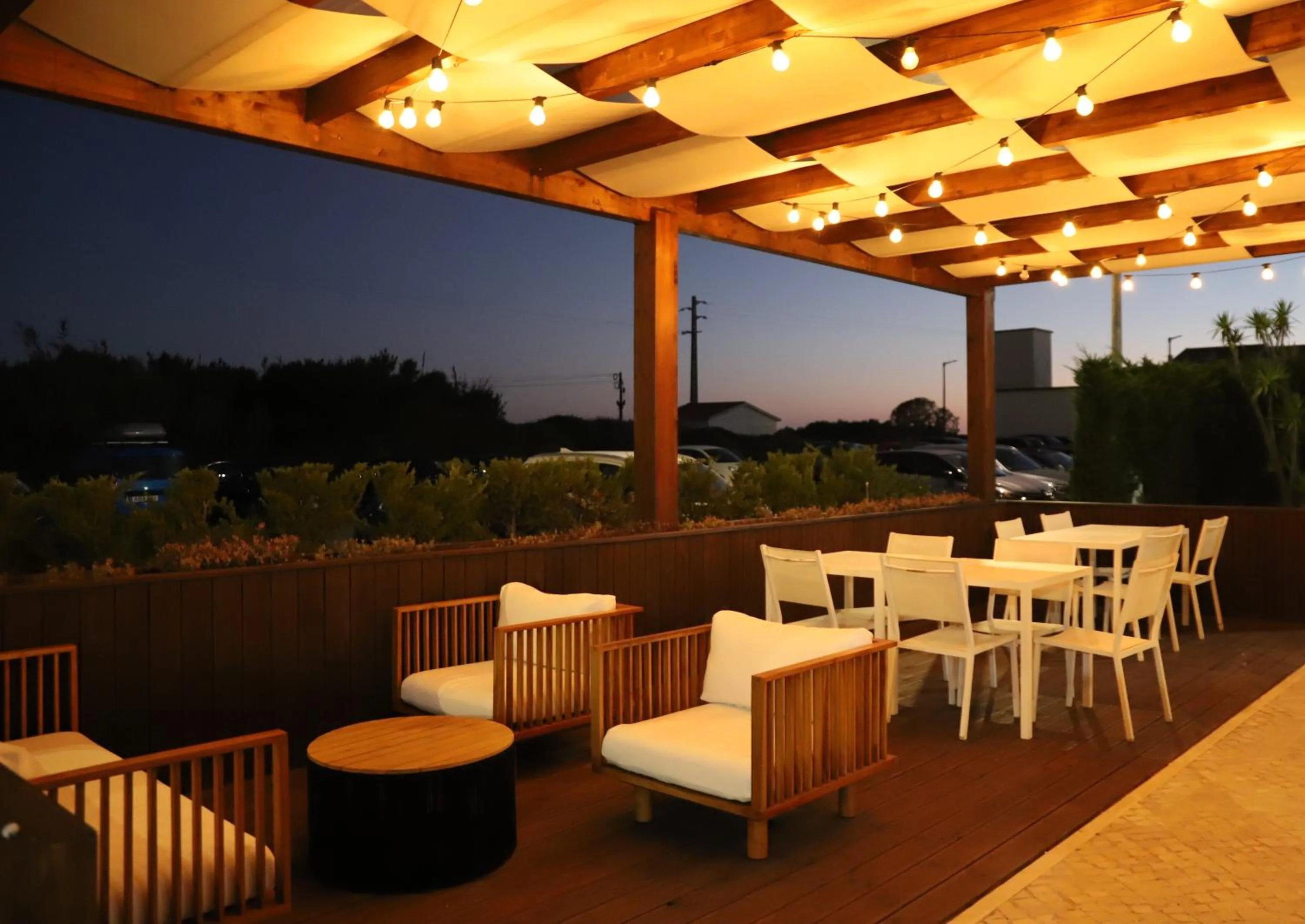 Patio in RIDE Surf Resort & Spa Peniche