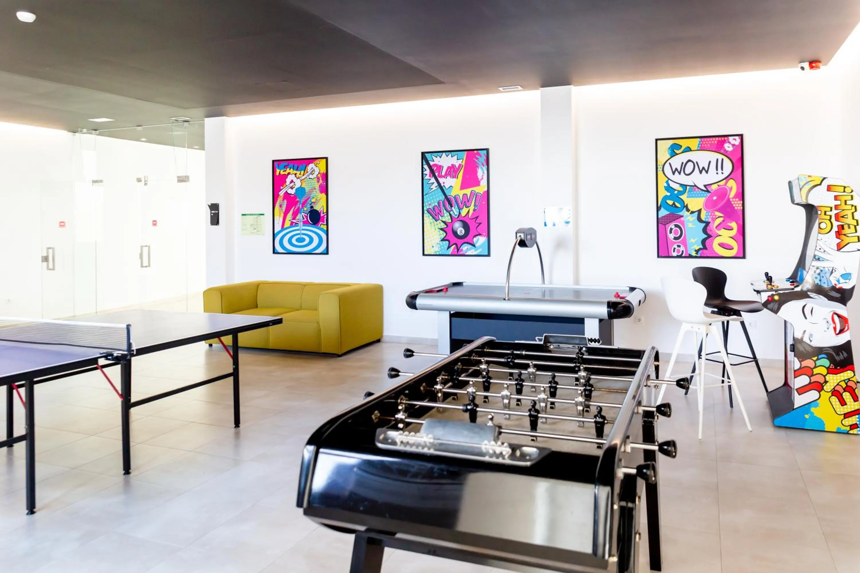 Game Room in RIDE Surf Resort & Spa Peniche