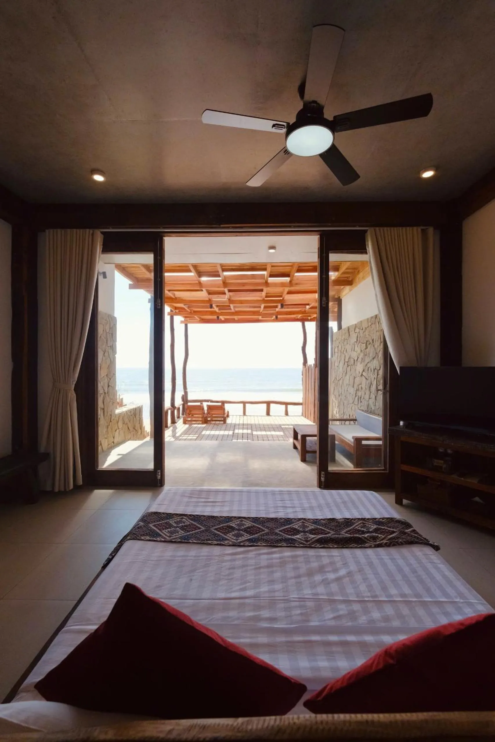 Bed in Long Hải Channel Beach Resort