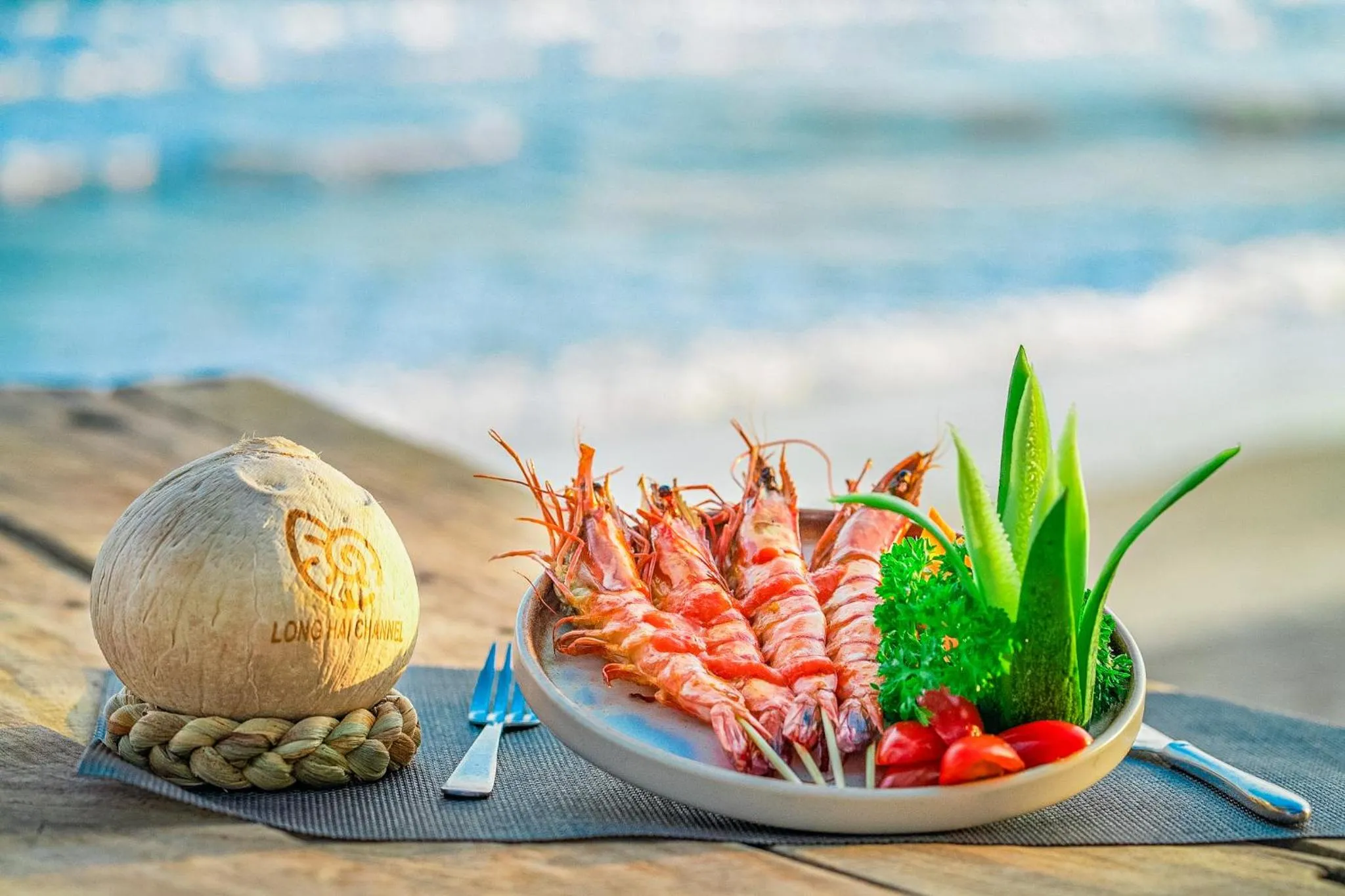 Food in Long Hải Channel Beach Resort