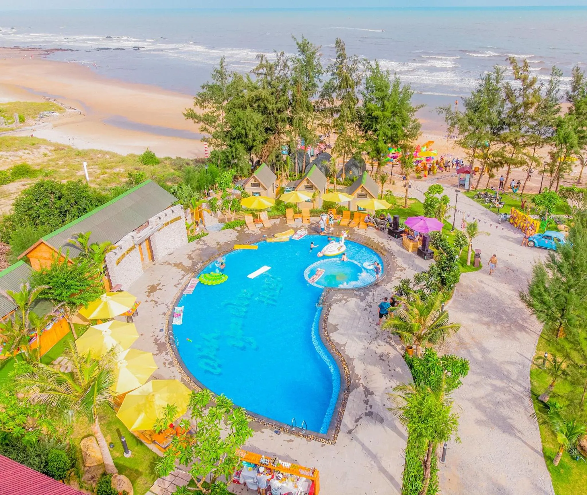 Swimming pool in Long Hải Channel Beach Resort