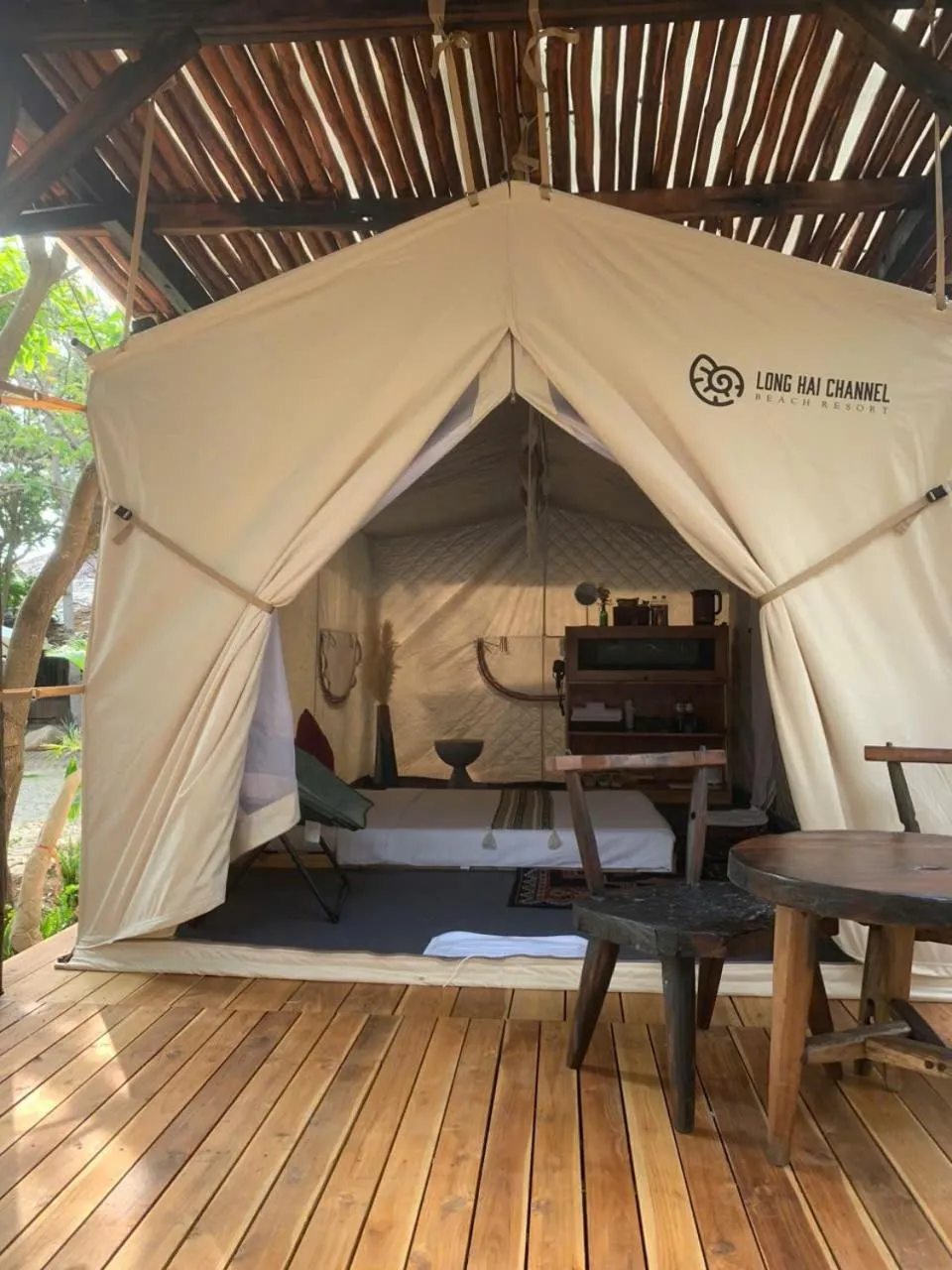 Patio in Long Hải Channel Beach Resort