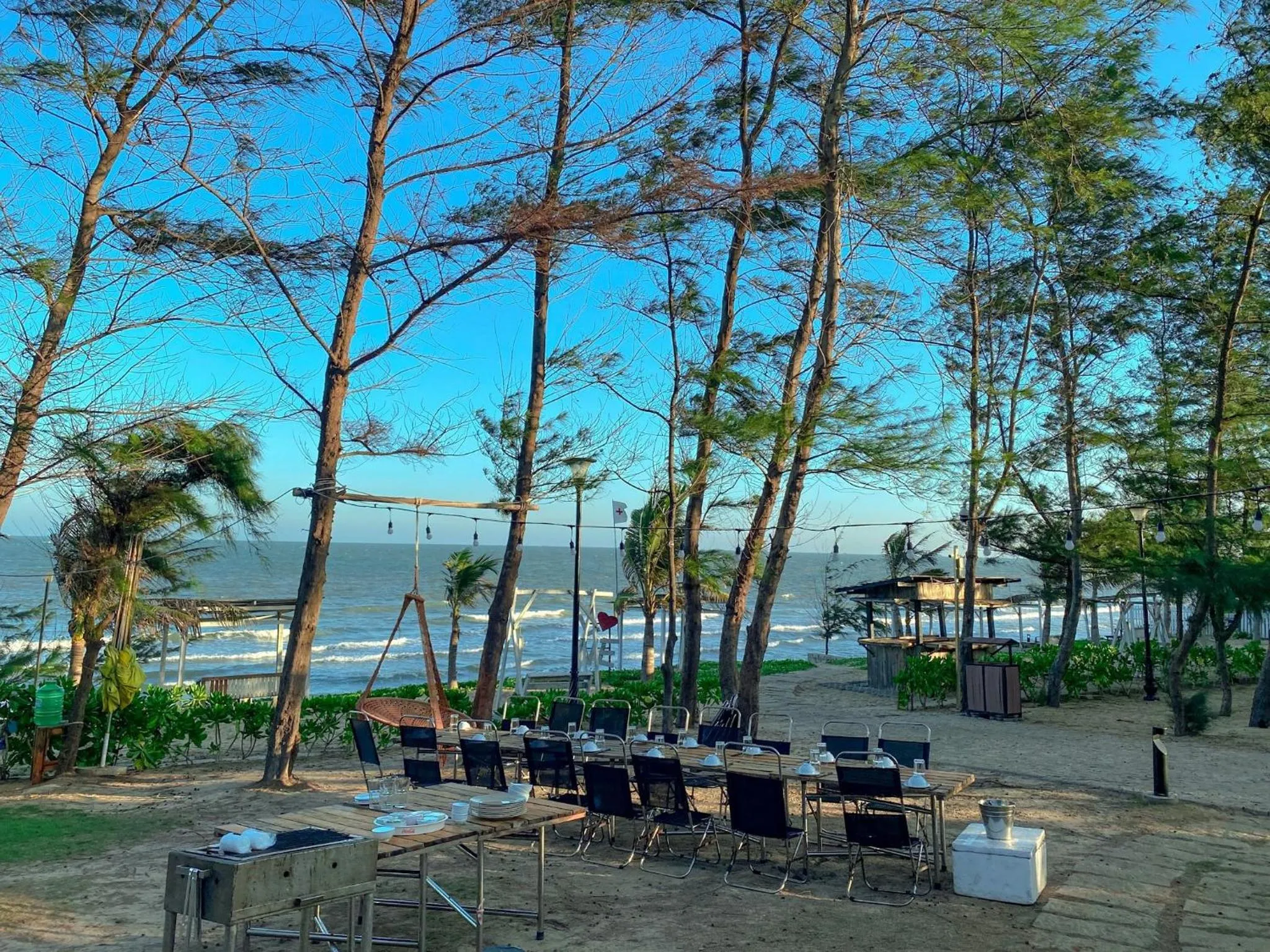 BBQ facilities in Long Hải Channel Beach Resort