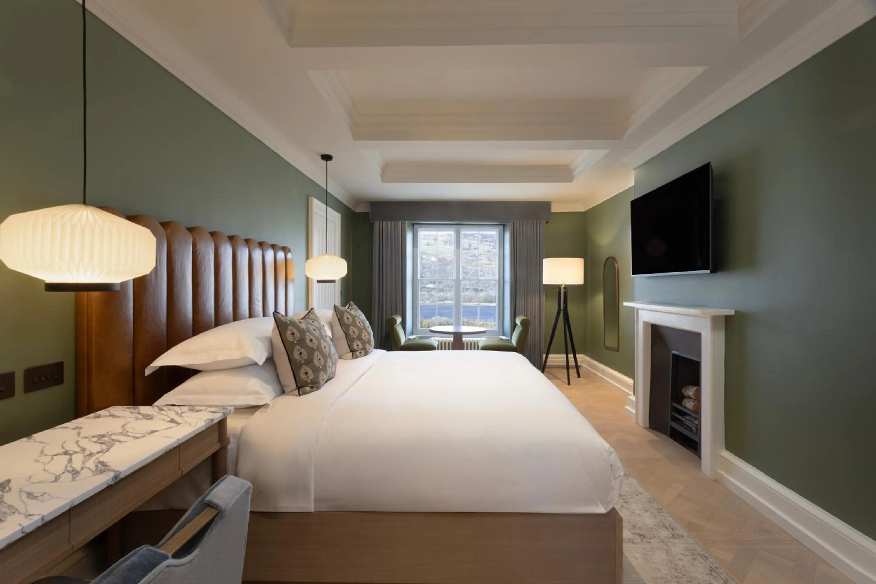 Bed in JA Mar Hall Scotland