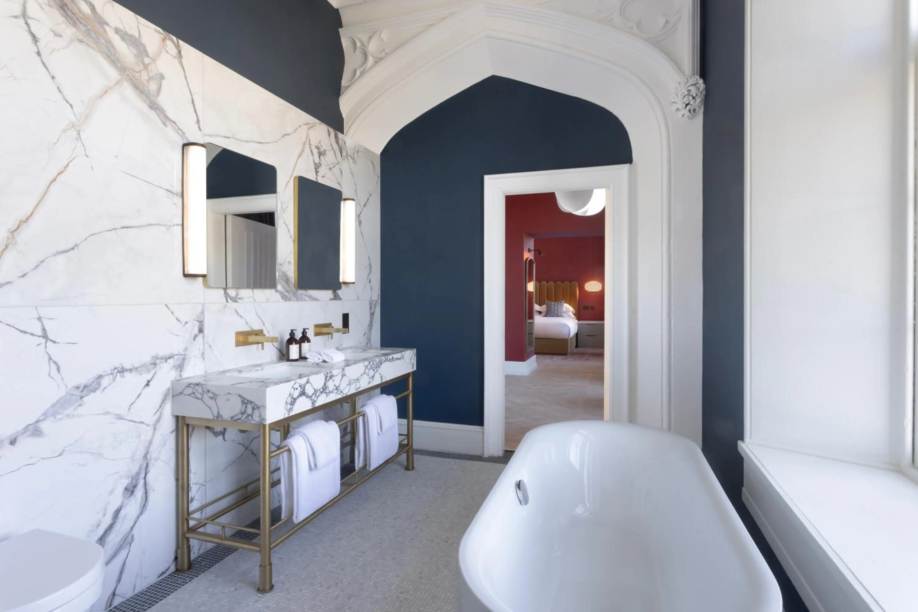 Bathroom in JA Mar Hall Scotland