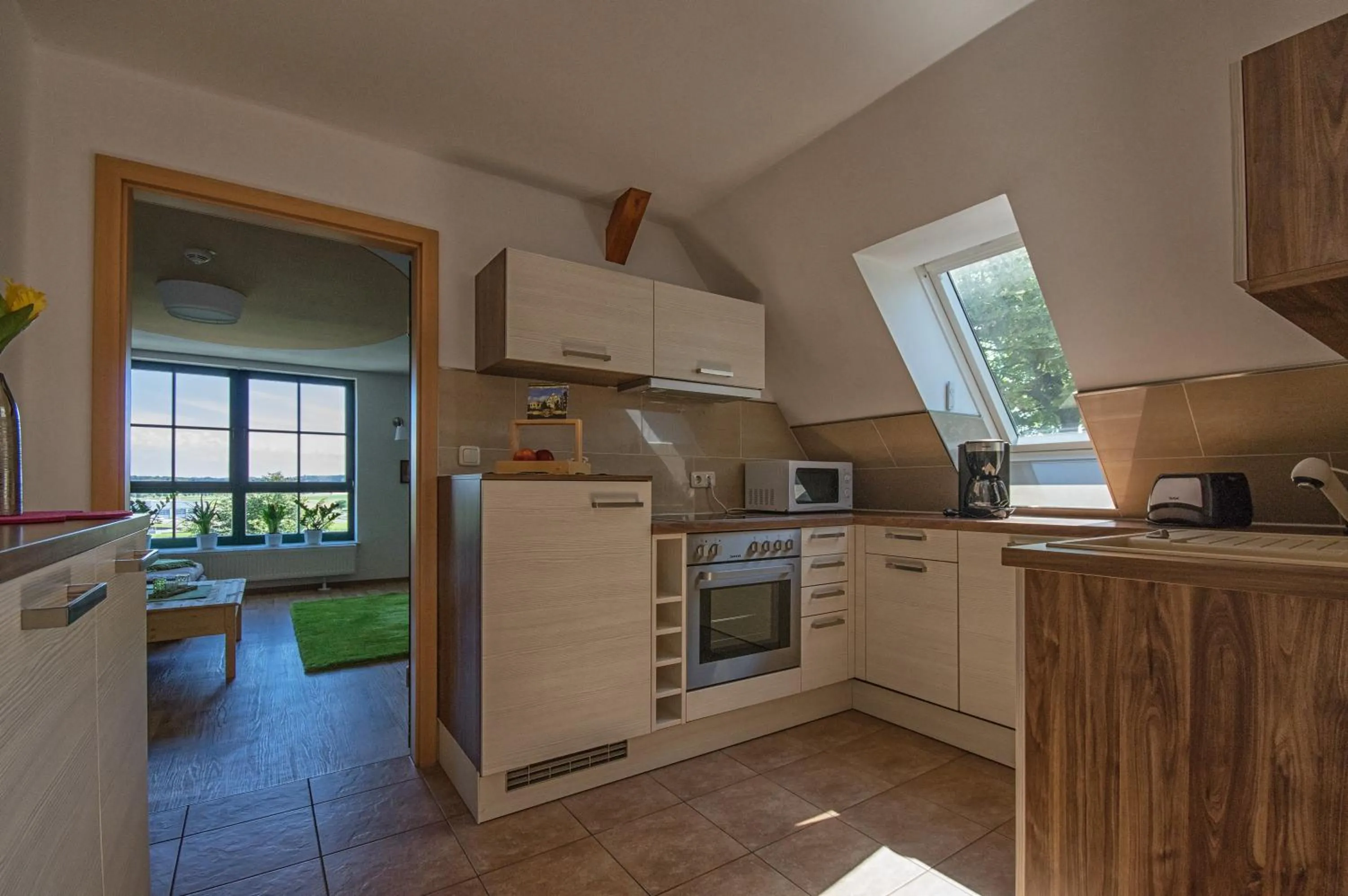 Kitchen or kitchenette in Gastwirtschaft & Hotel Hallescher Anger