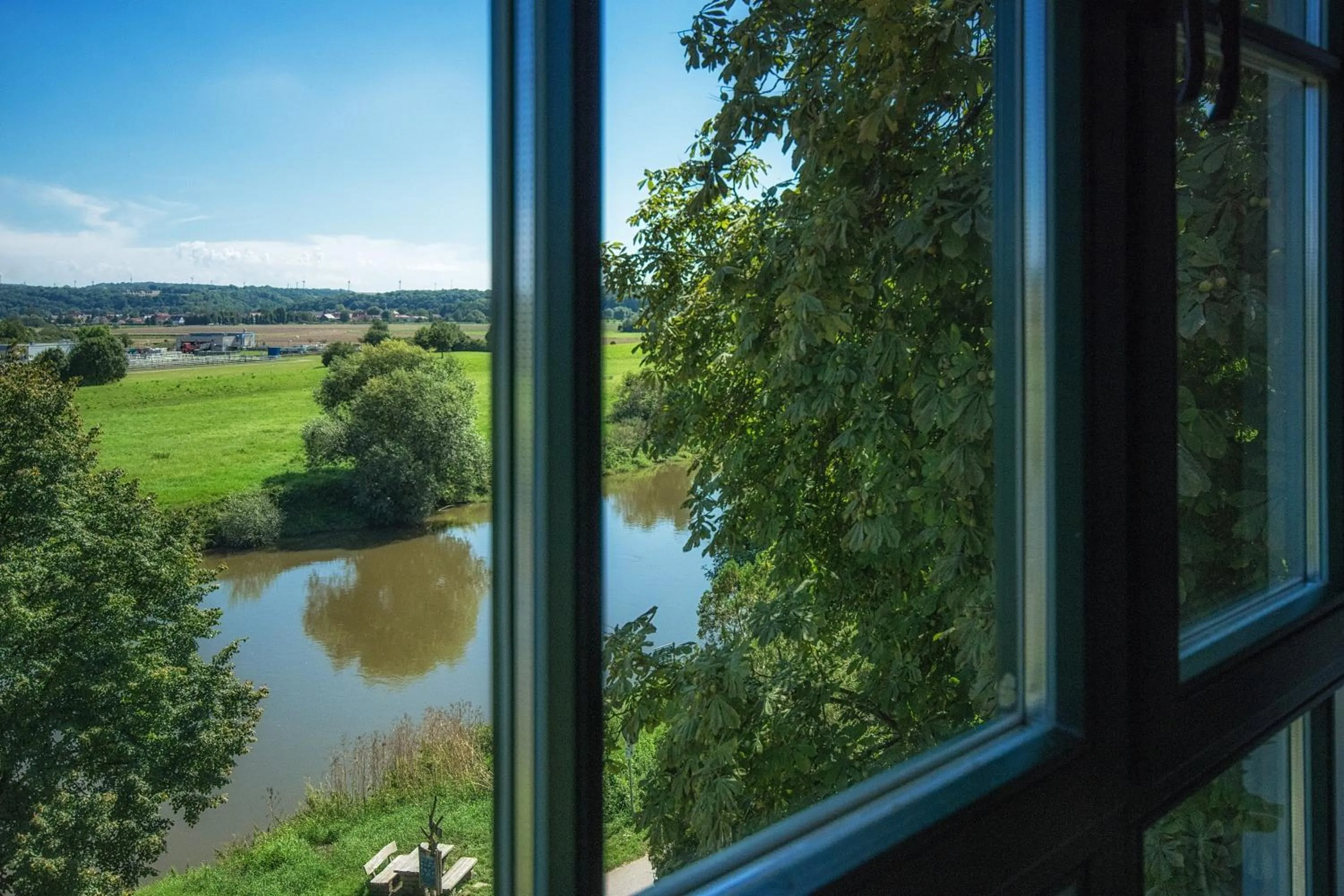 River view in Gastwirtschaft & Hotel Hallescher Anger