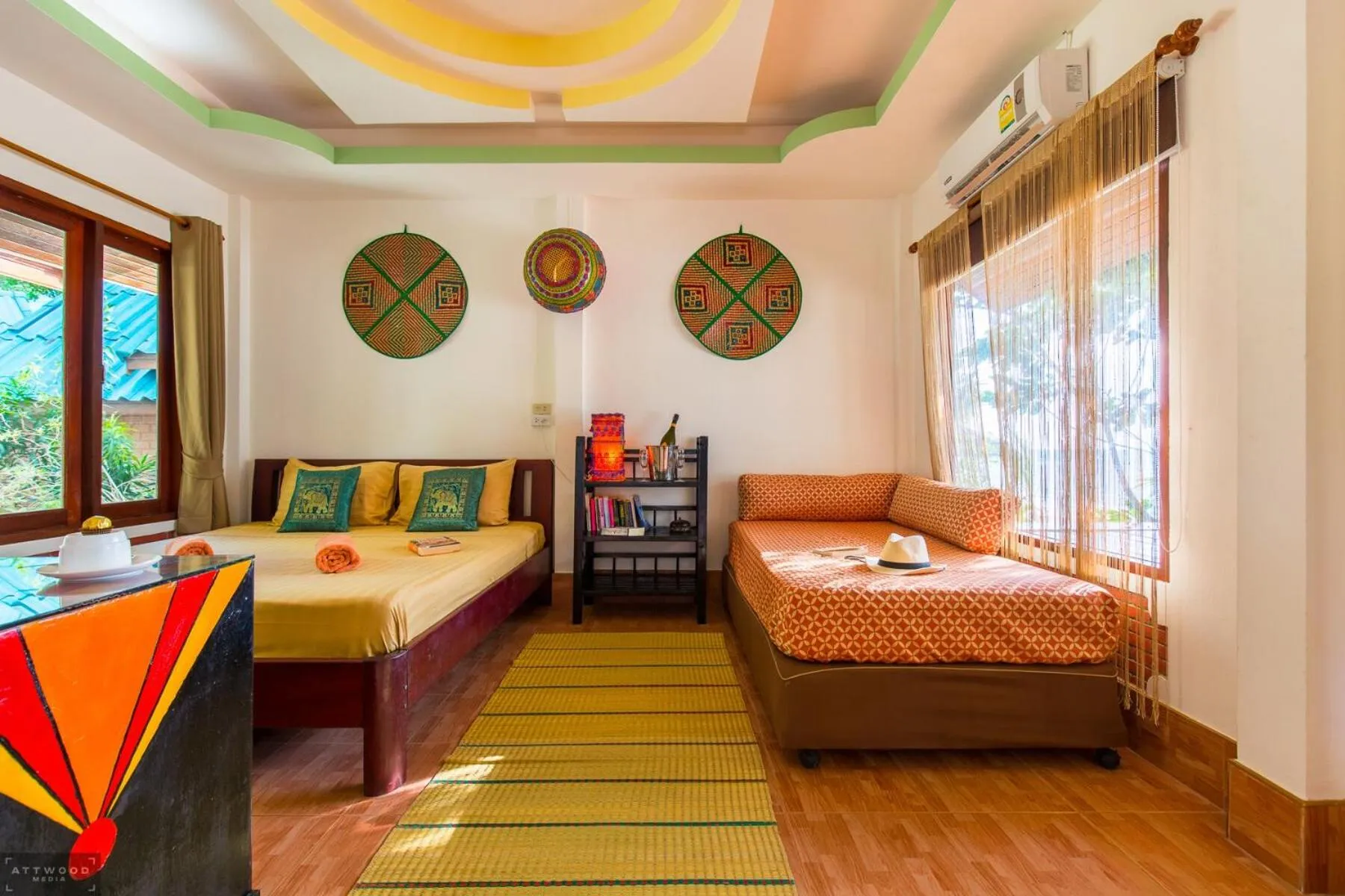 Bed in Seaboard Bungalow
