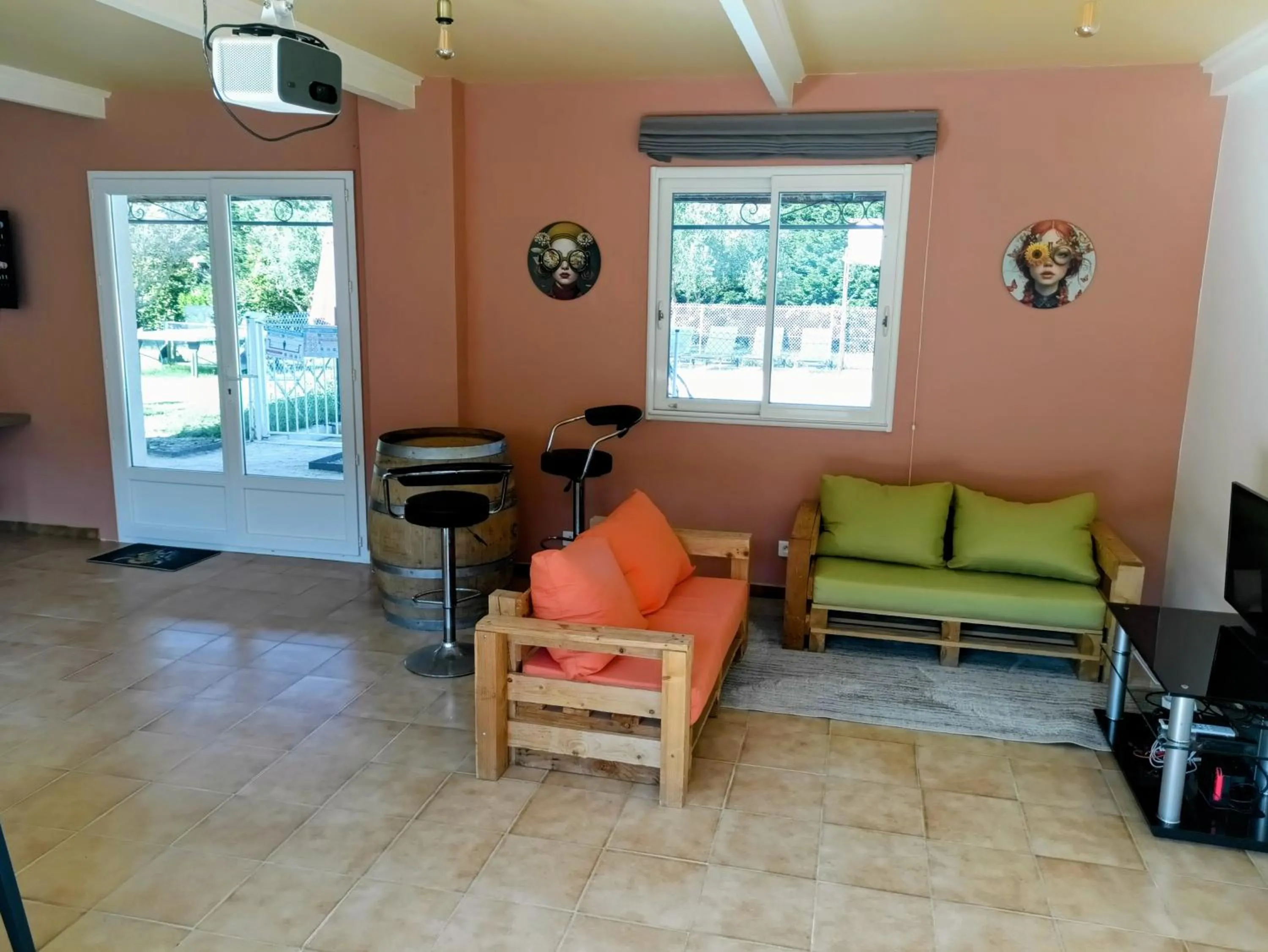 Game Room in Logis Hotel des Granges