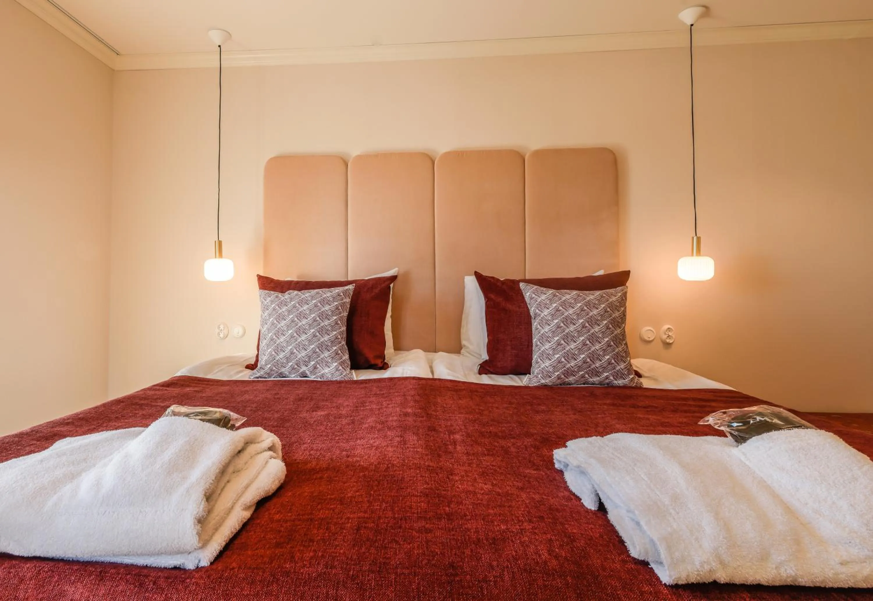 Bed in Hotelli-Ravintola Alma