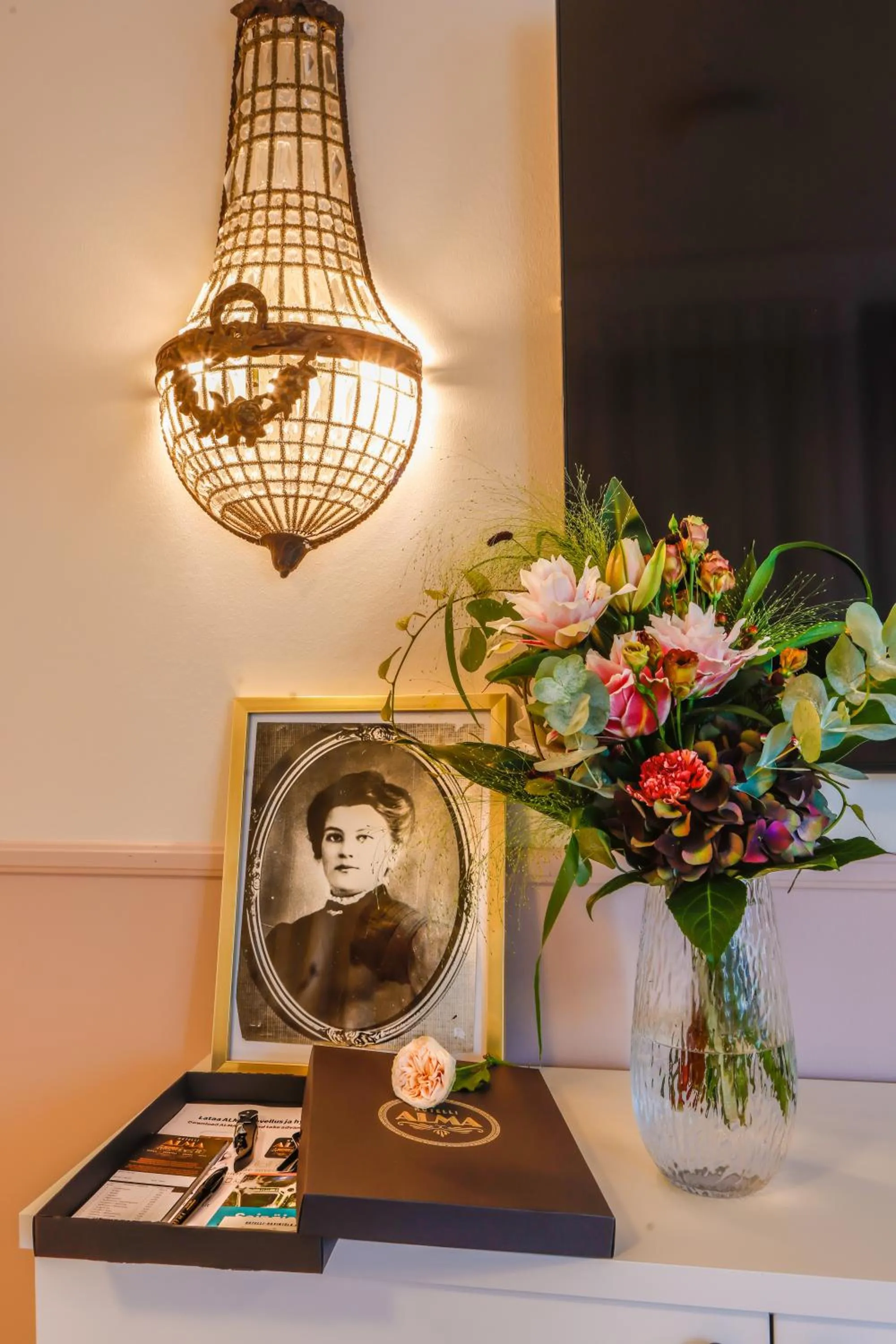 Bedroom in Hotelli-Ravintola Alma