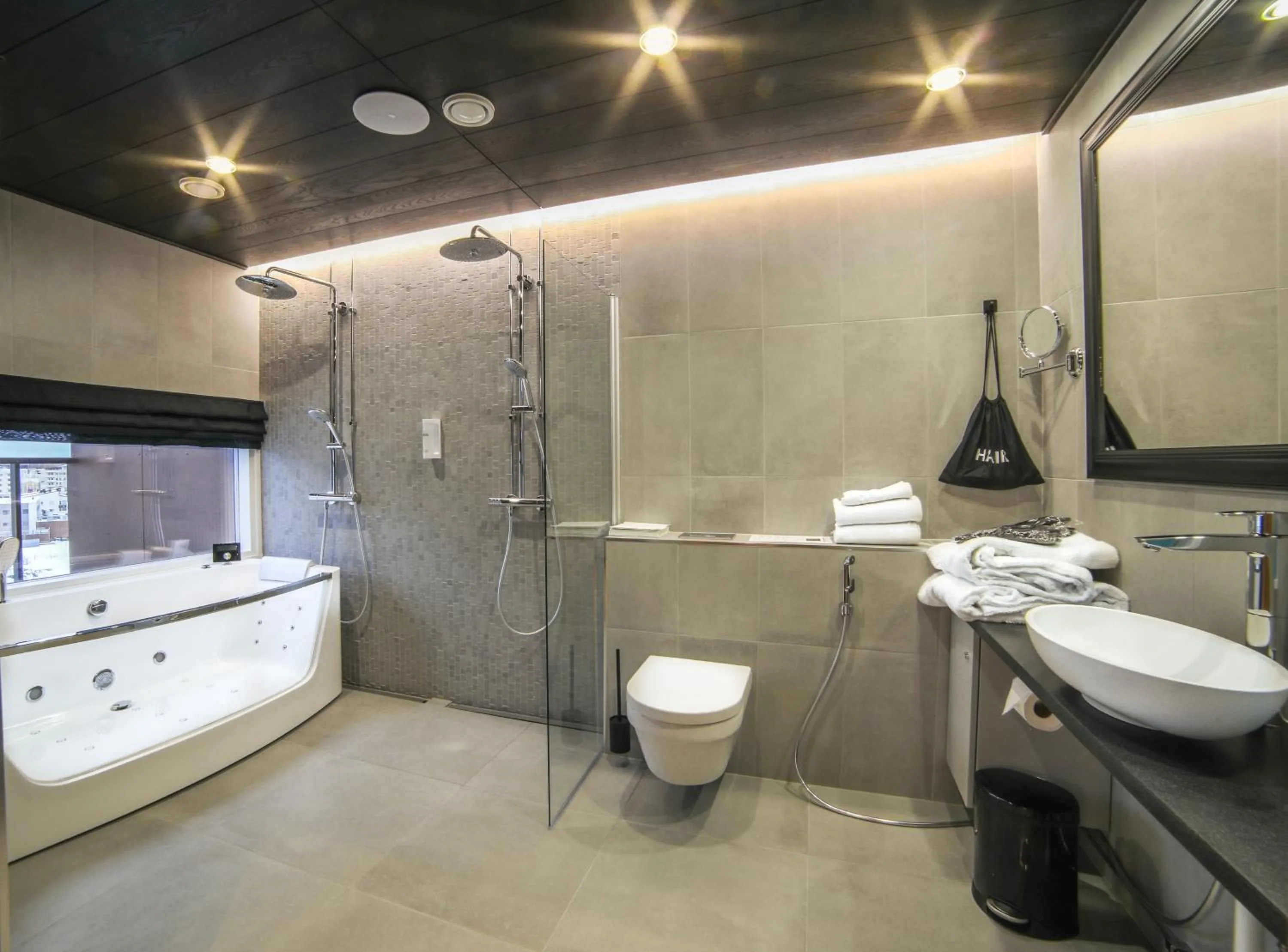 Shower in Hotelli-Ravintola Alma