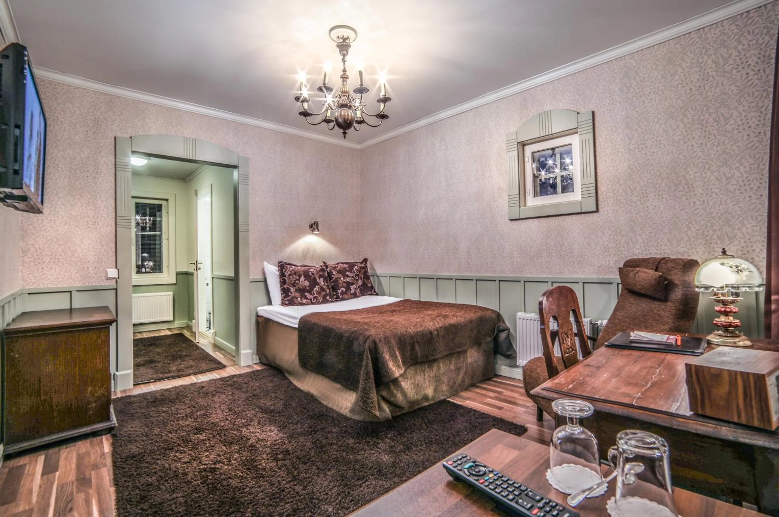 Bed in Hotelli-Ravintola Alma