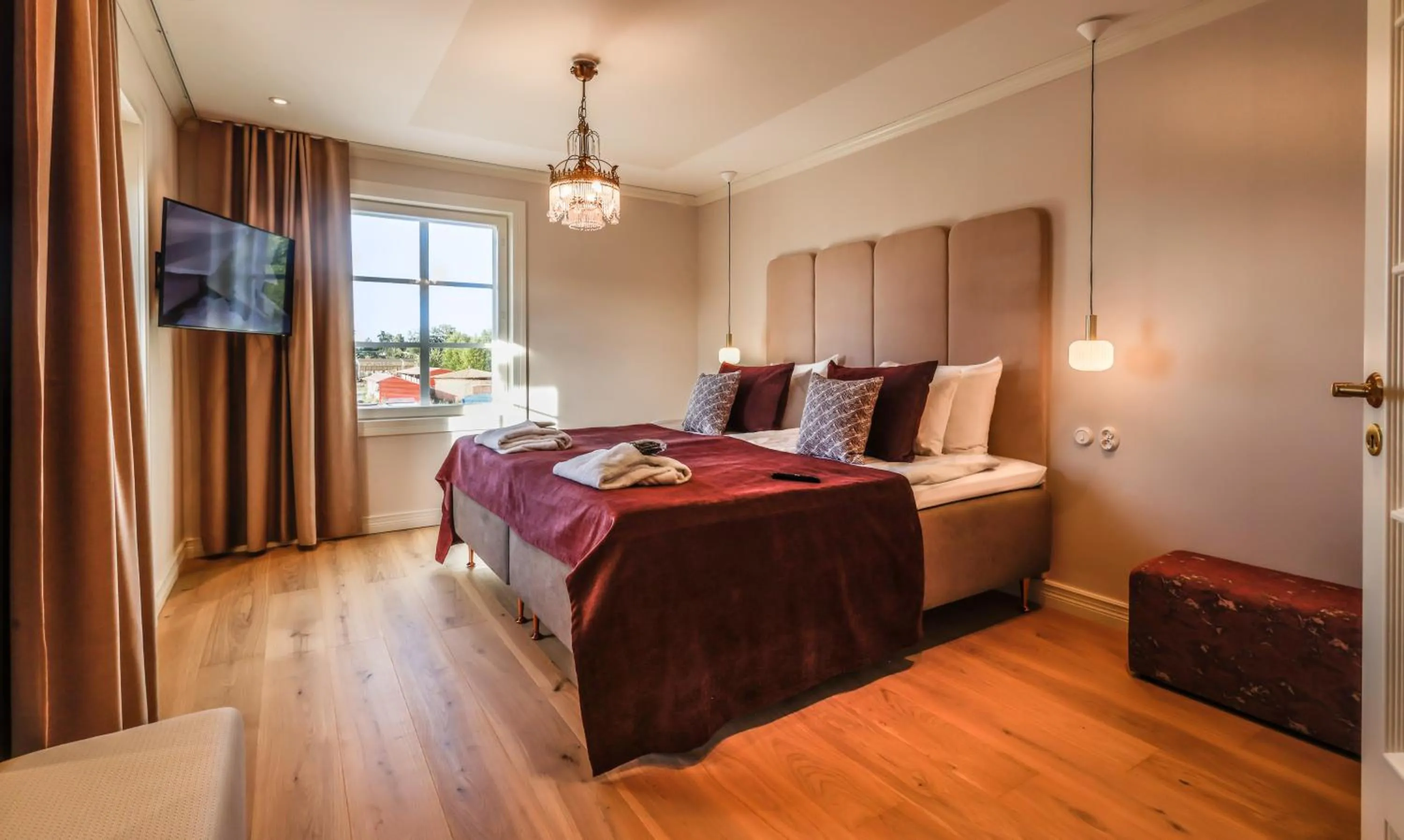 Bed in Hotelli-Ravintola Alma