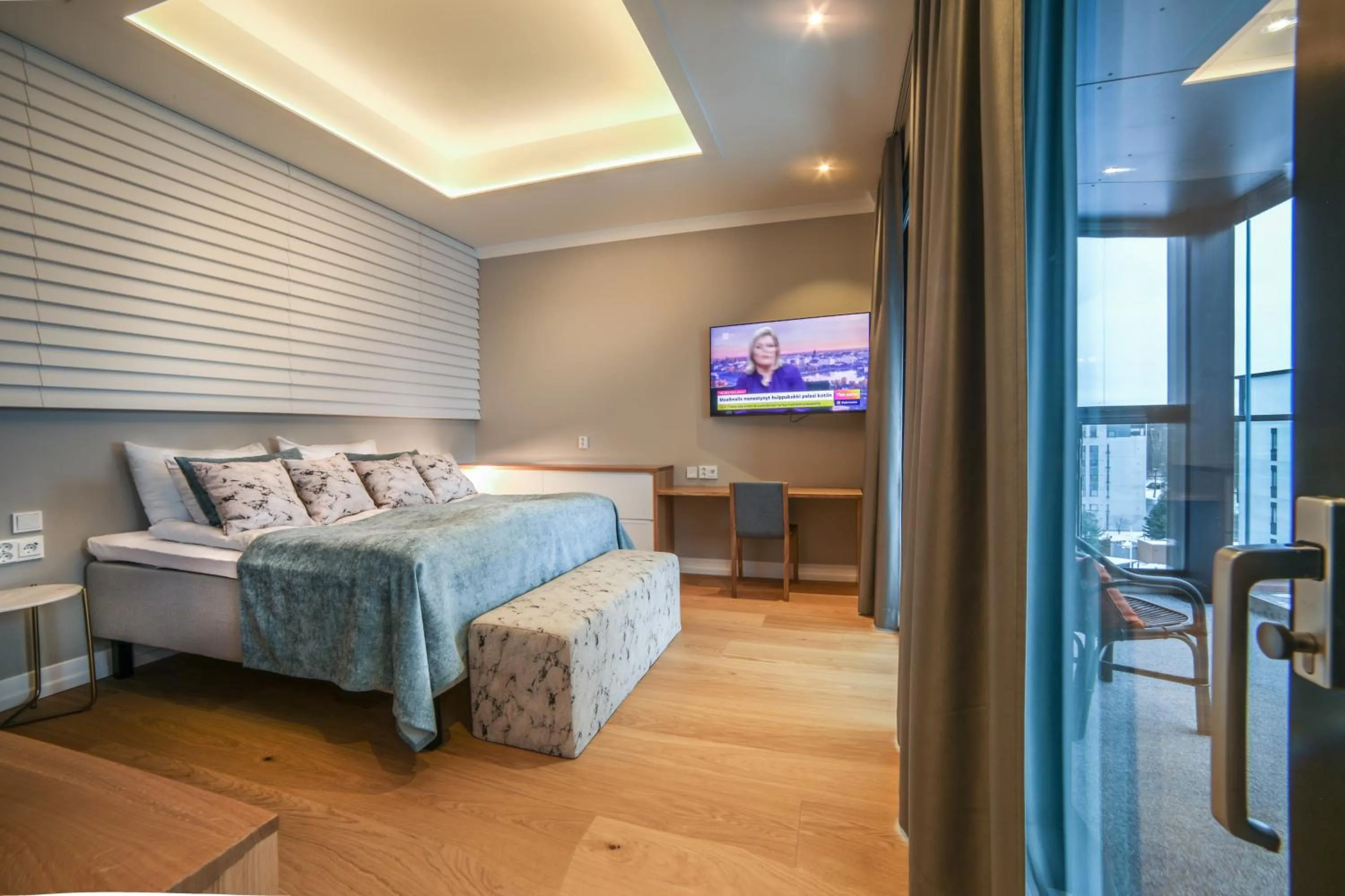 Bed in Hotelli-Ravintola Alma