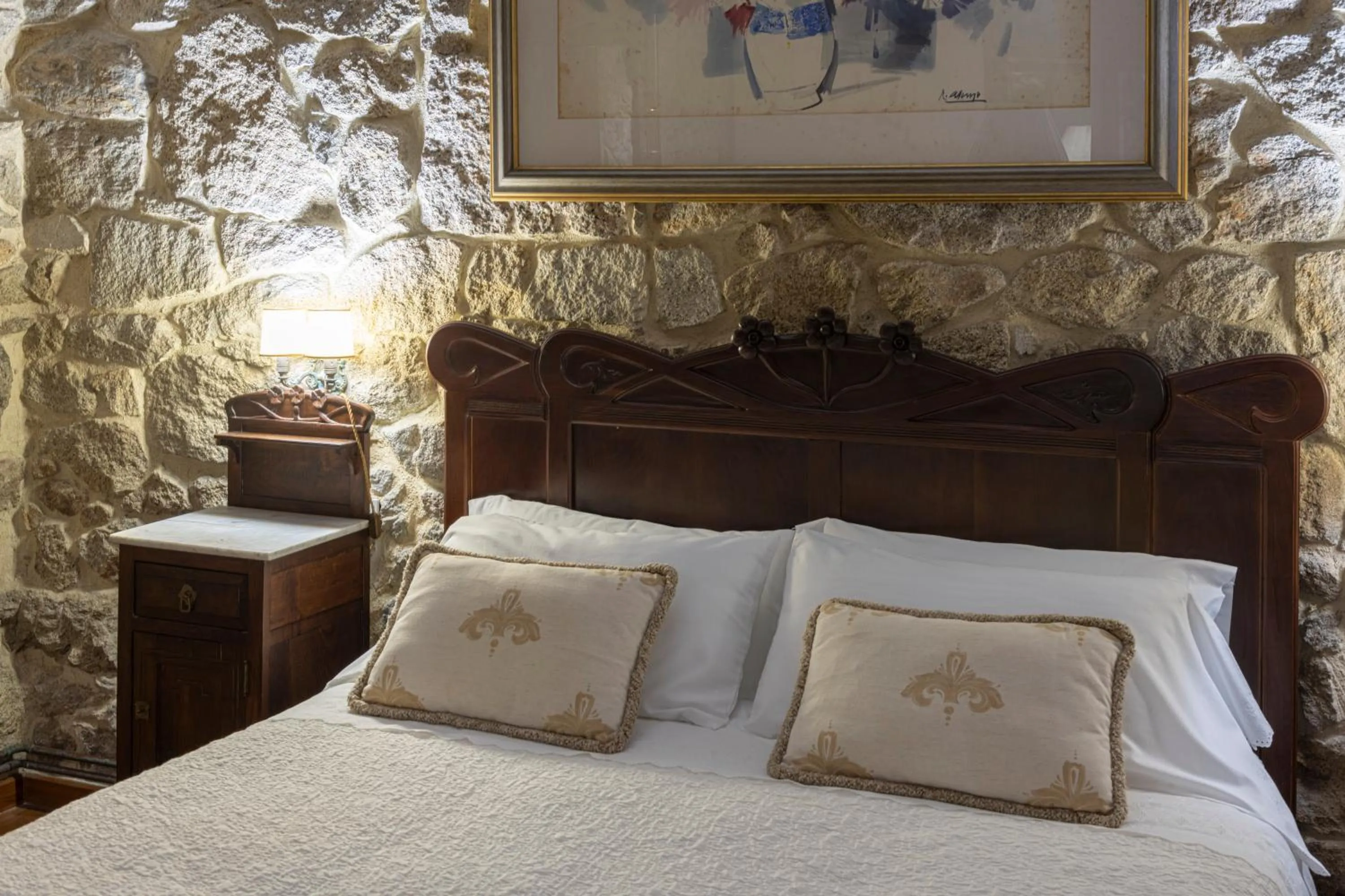 Bed in Entre Os Ríos - Casa Rural y Enoturismo