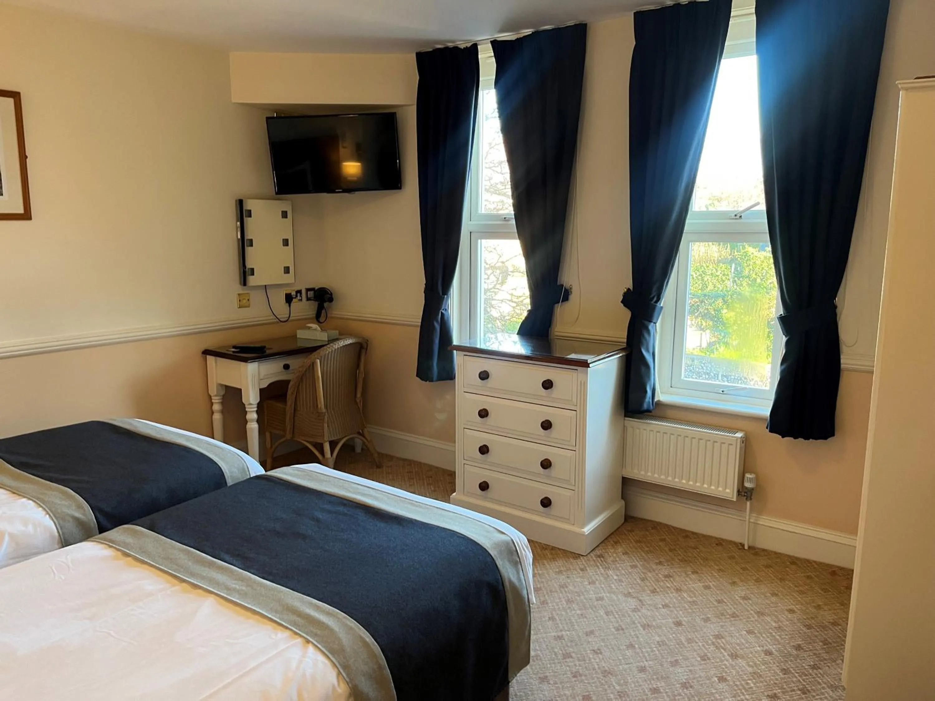 Bed in The Pegwell Bay Hotel