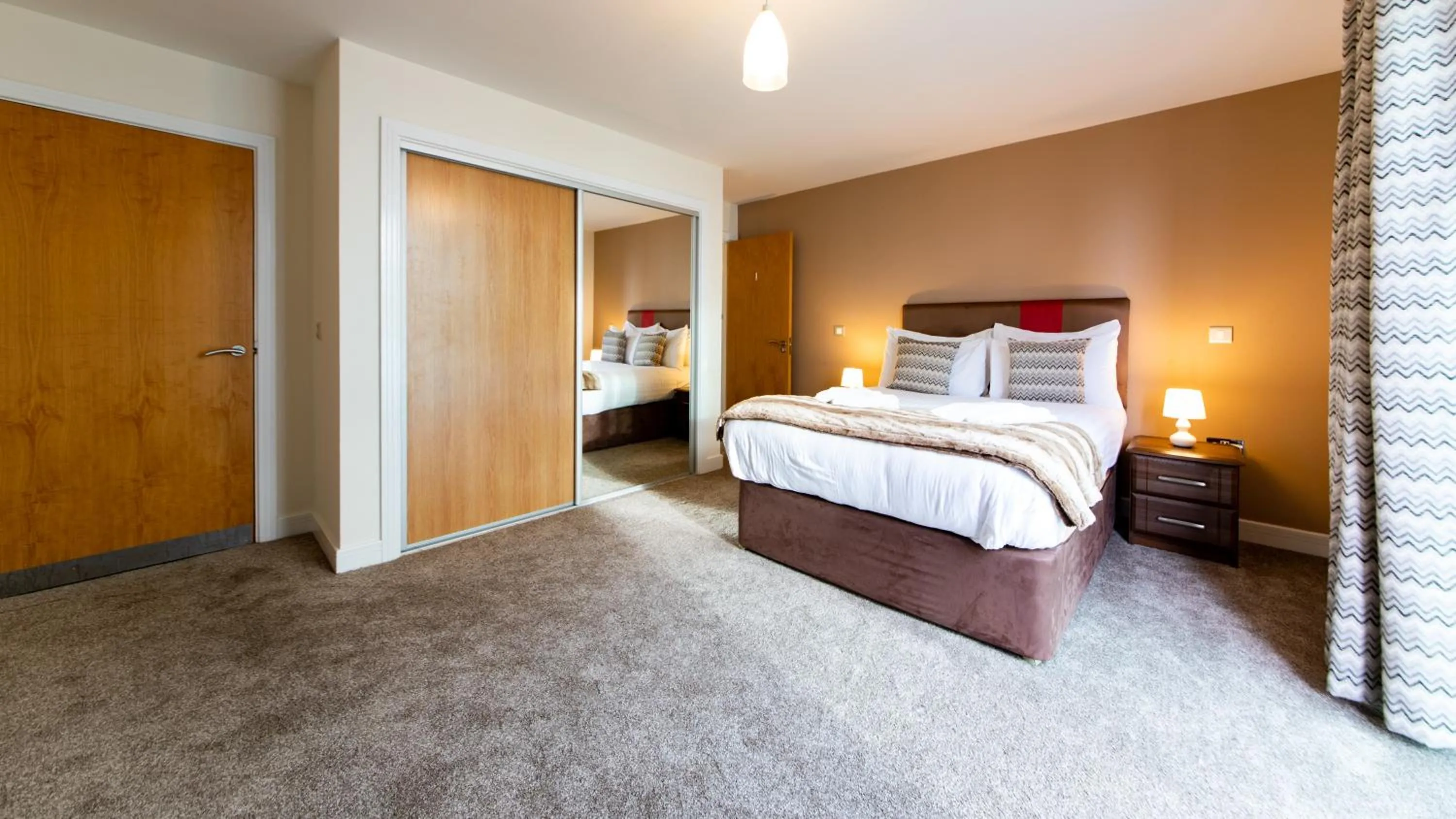 Bed in The Spires Serviced Apartments Birmingham
