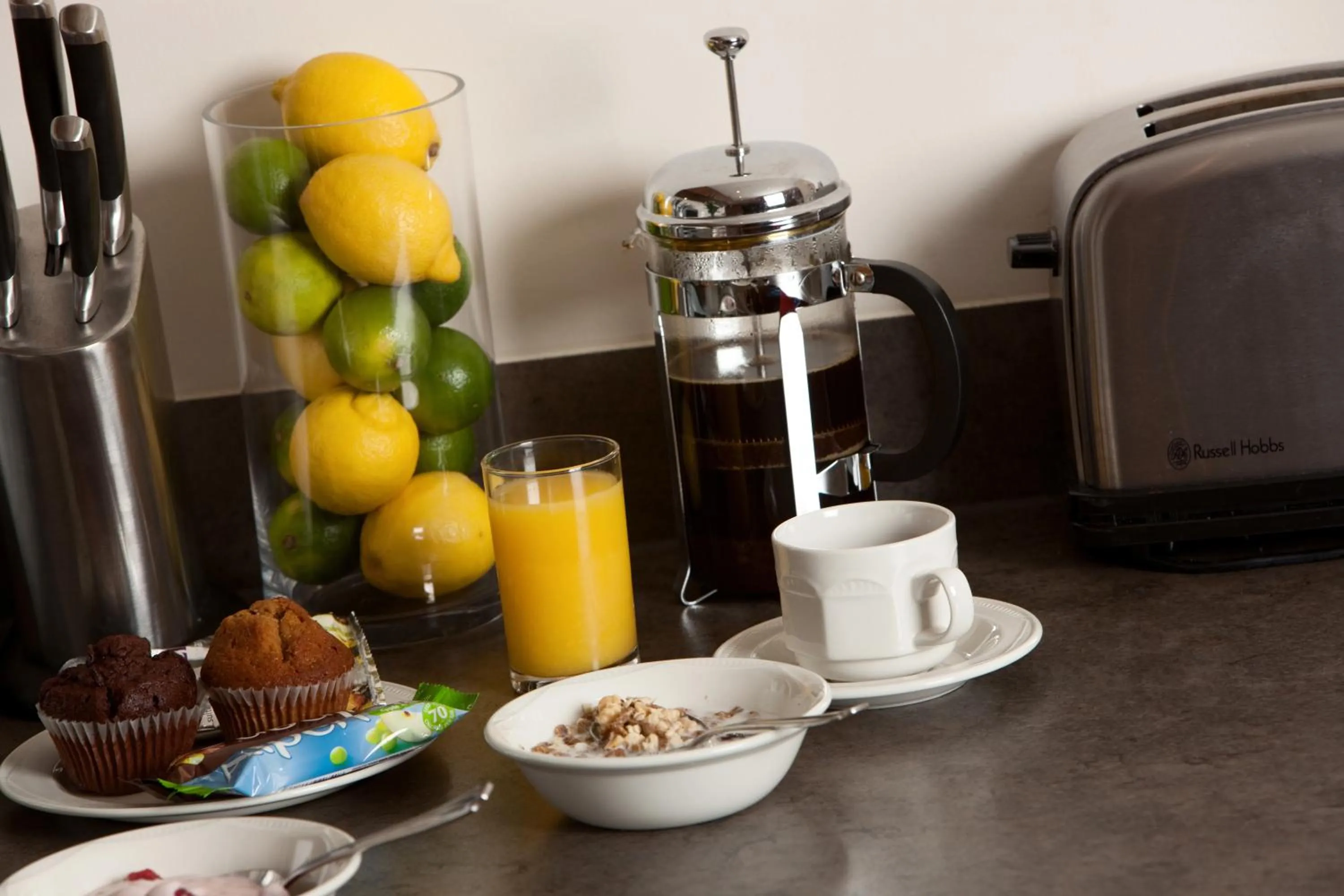 Kitchen or kitchenette in The Spires Serviced Apartments Birmingham