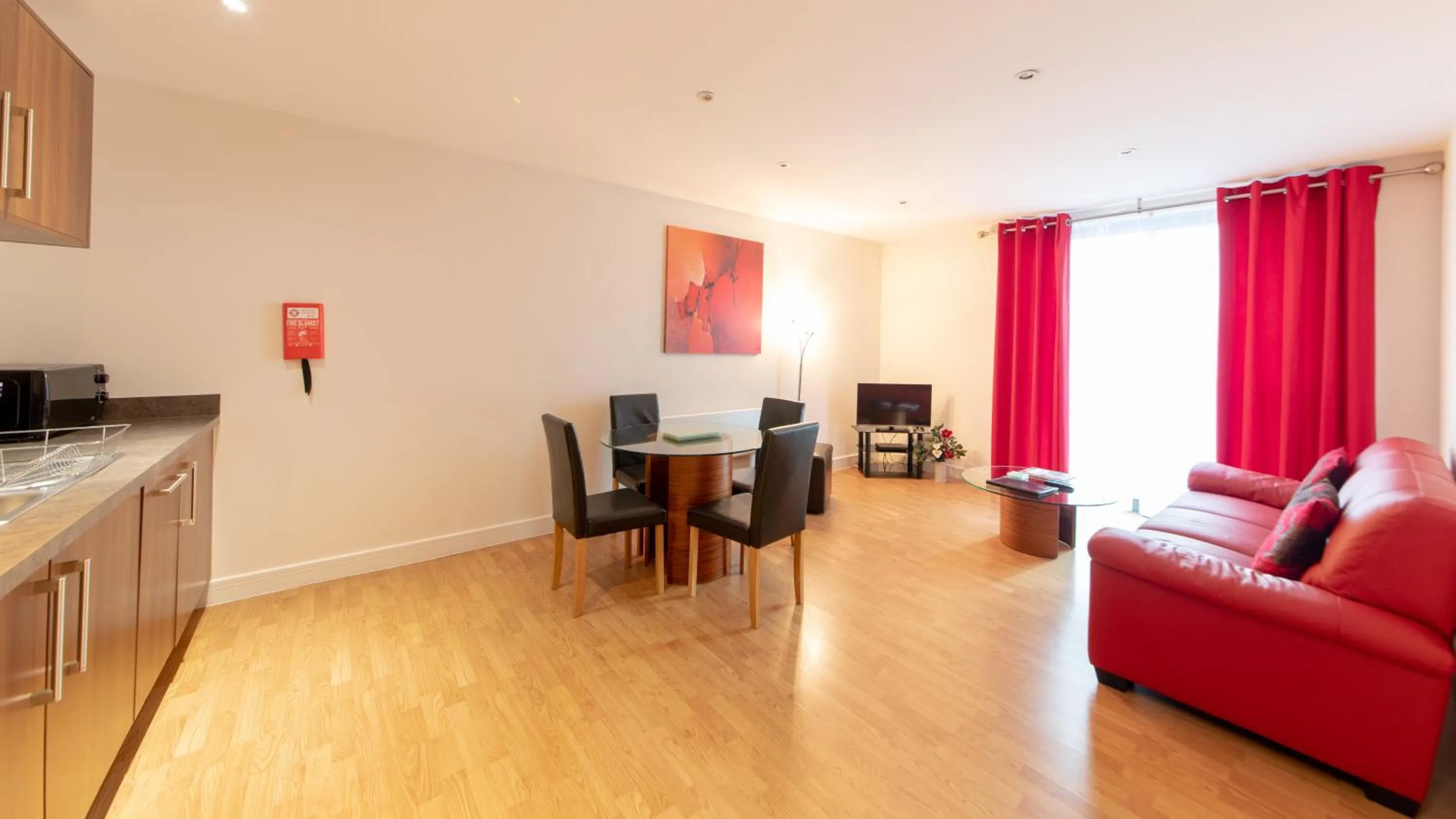 TV and multimedia in The Spires Serviced Apartments Birmingham