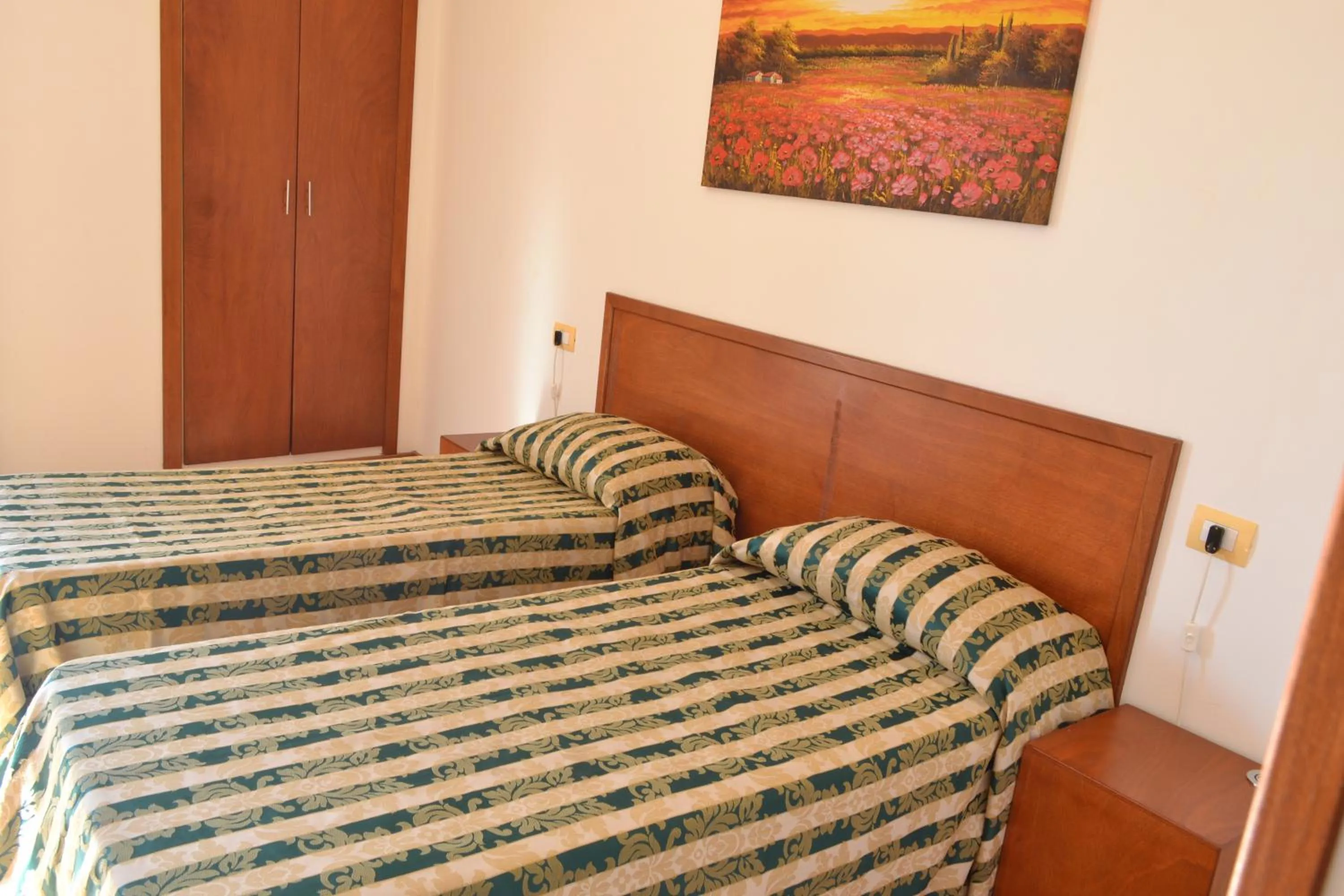 Bed in Hotel Nicolaj