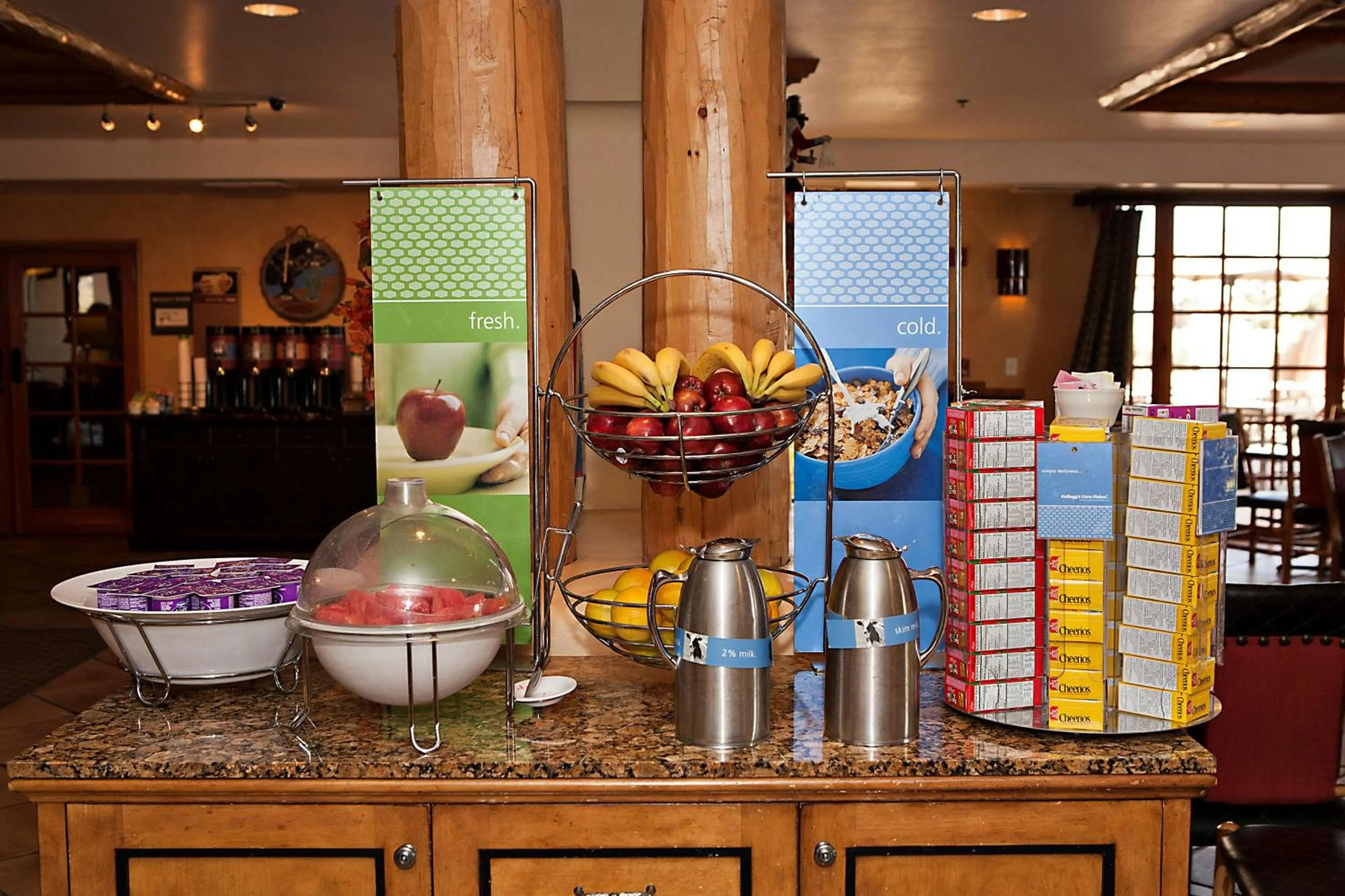 Breakfast in Hampton Inn Kayenta Monument Valley