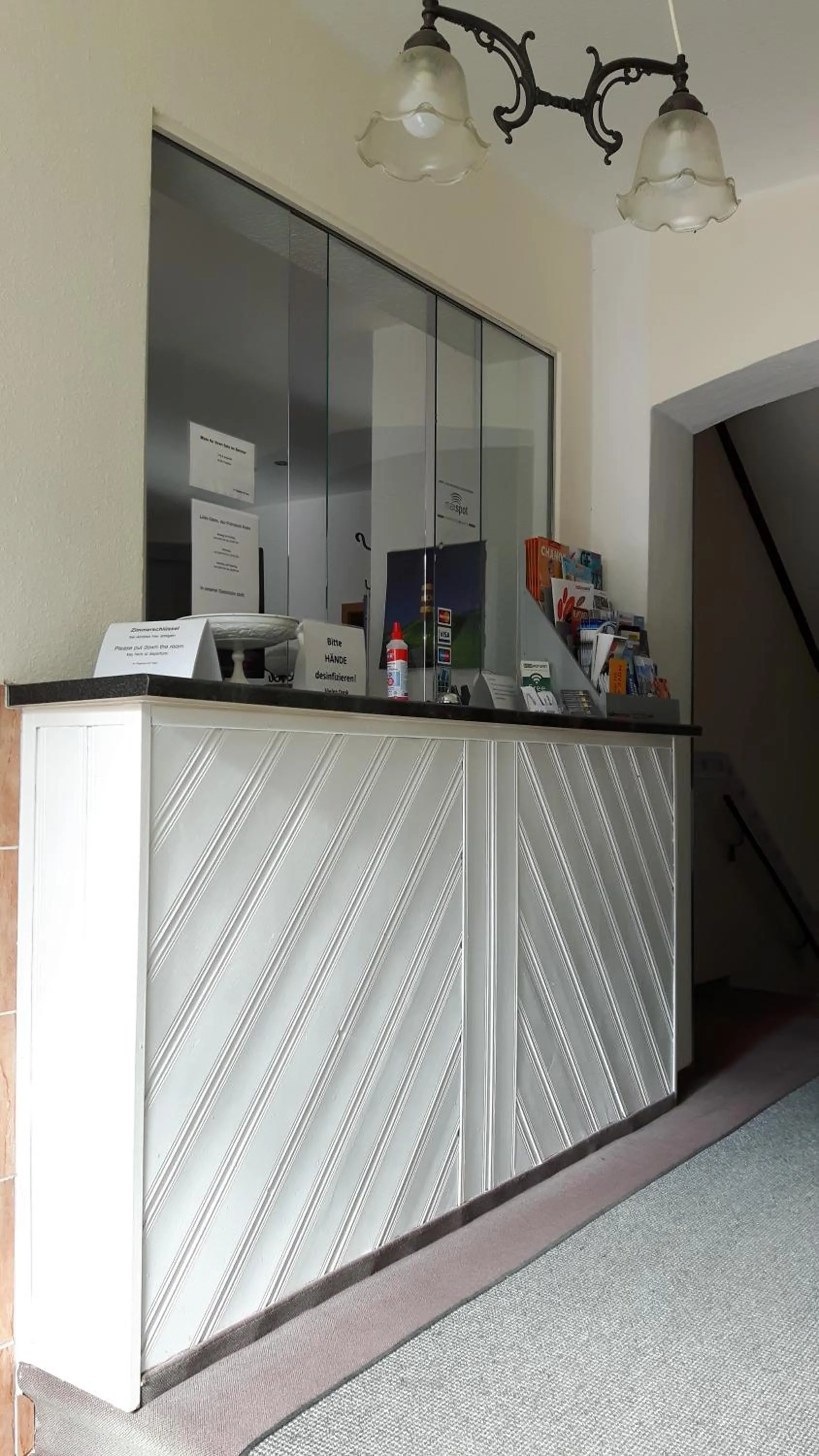 Lobby or reception in Hotel & Pension Plagwitzer Hof