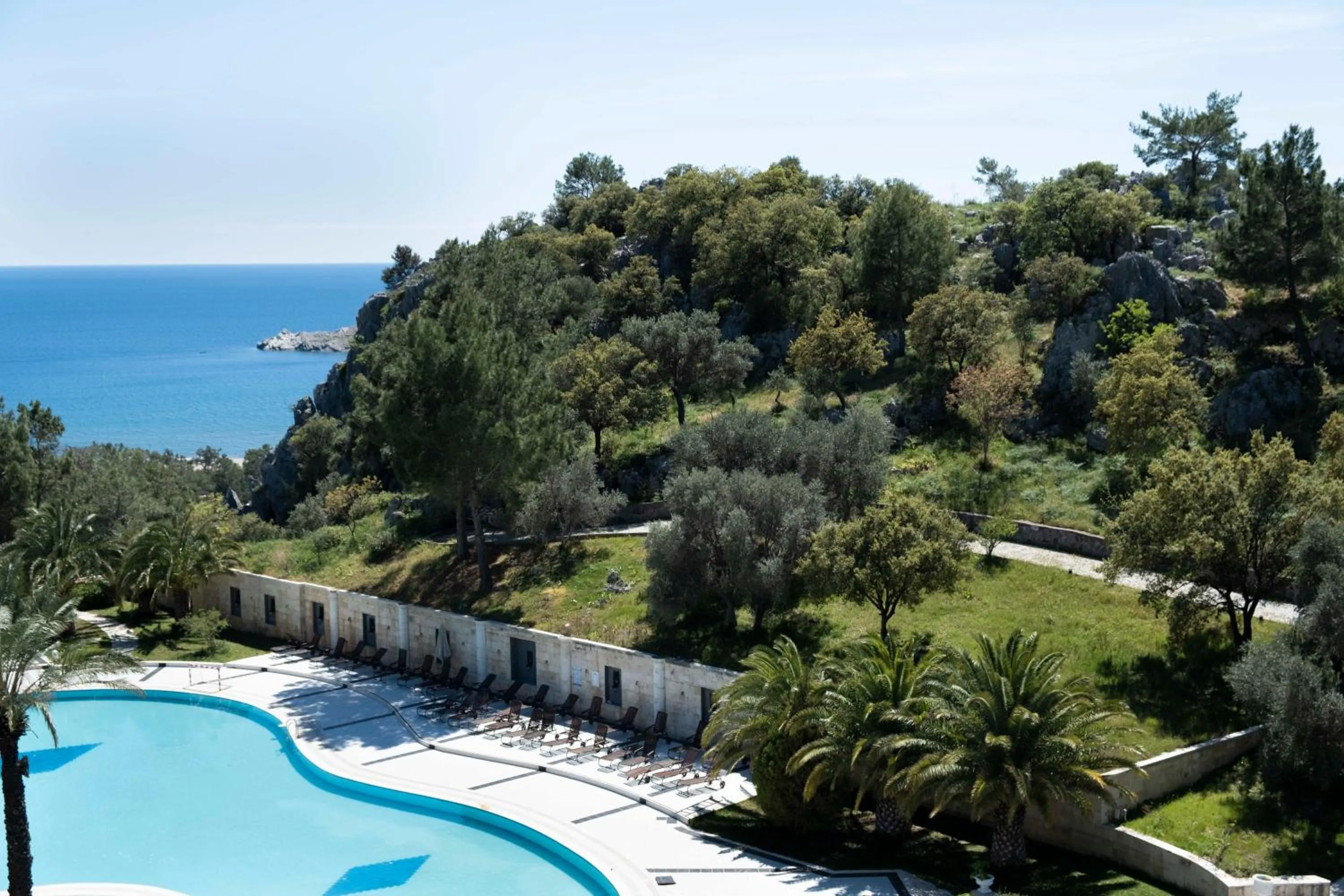 Pool view in X Life Hotel Sarıgerme 15 - Adult Hotel