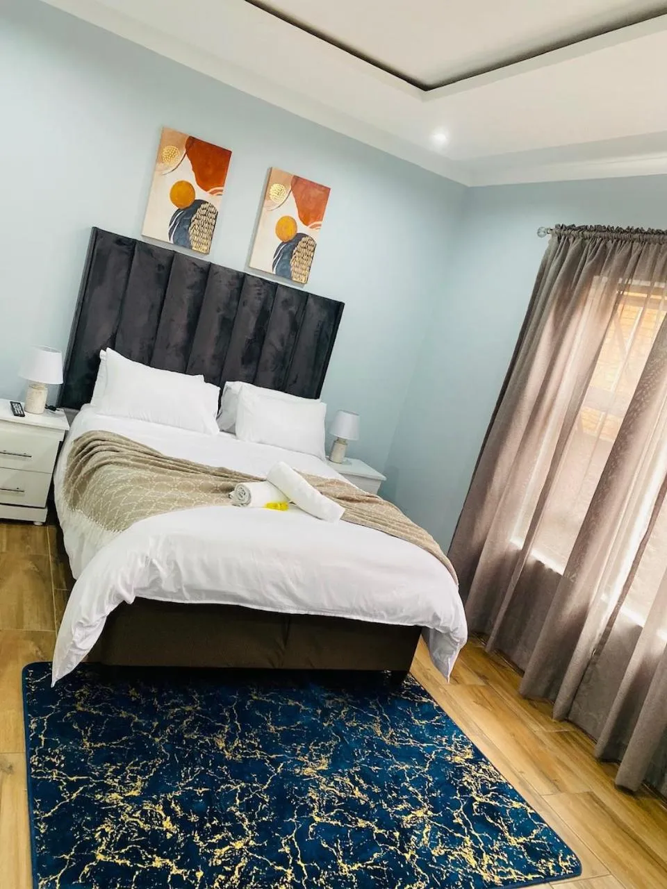 Bed in Airport Imperial Guest House