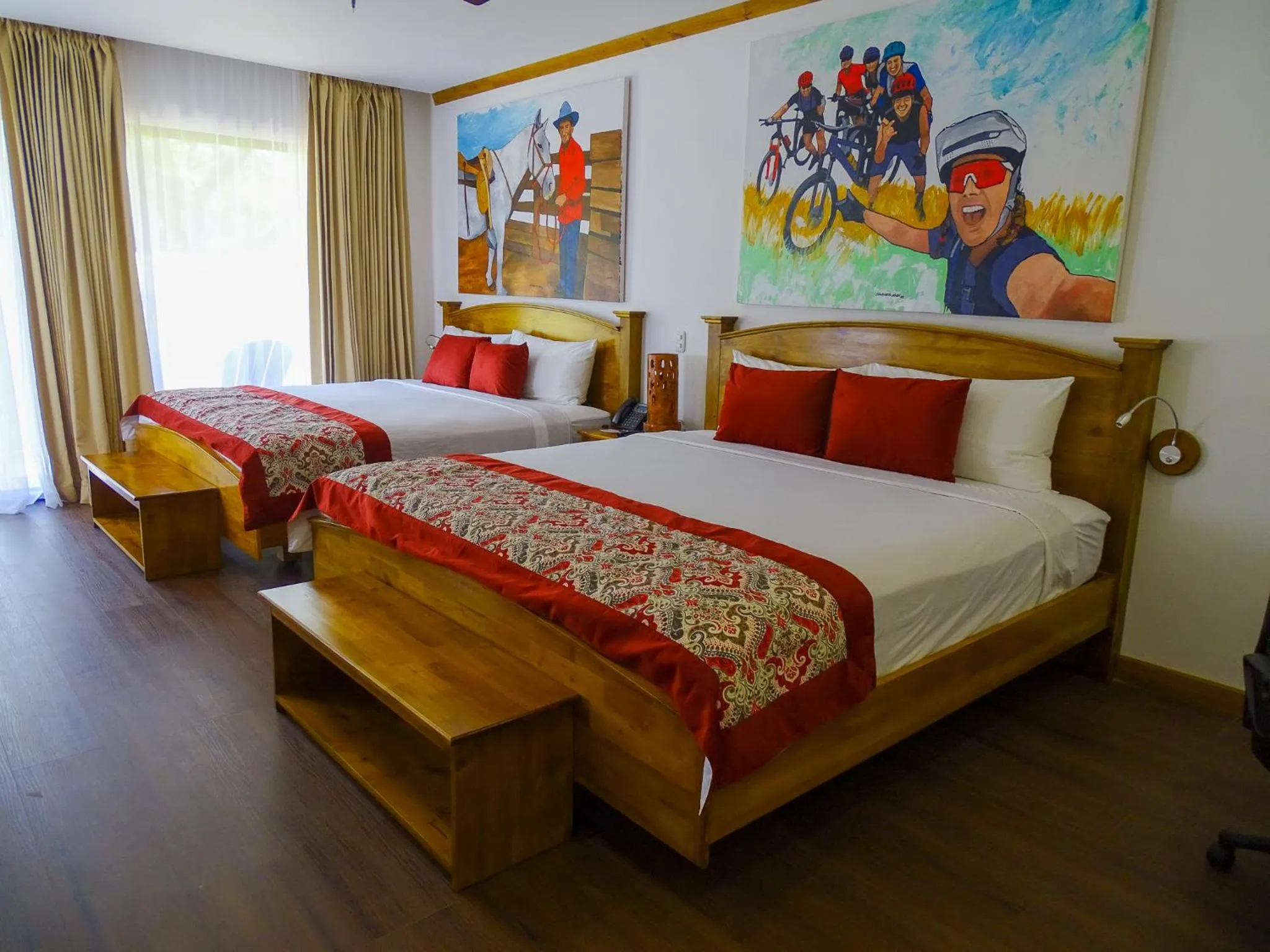 Bed in Hacienda Guachipelin Volcano Ranch Hotel & Hot Springs