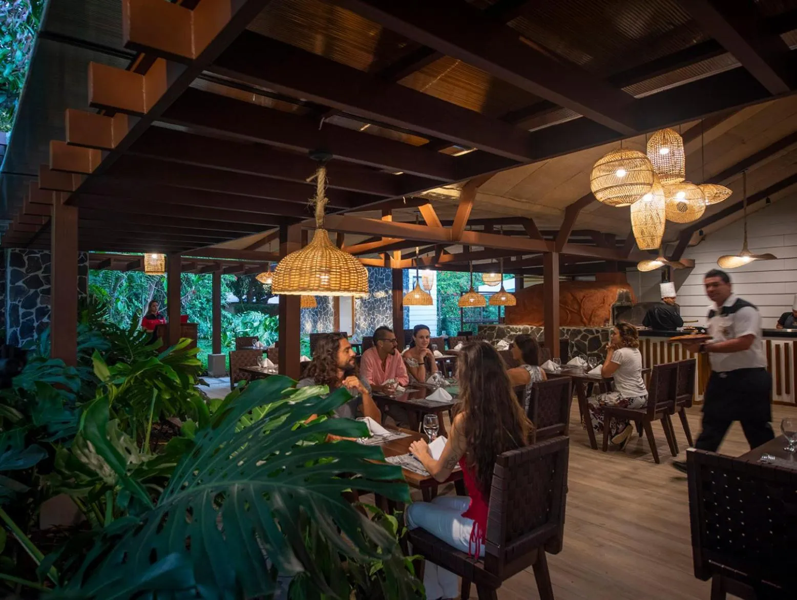 Restaurant/places to eat in Hacienda Guachipelin Volcano Ranch Hotel & Hot Springs